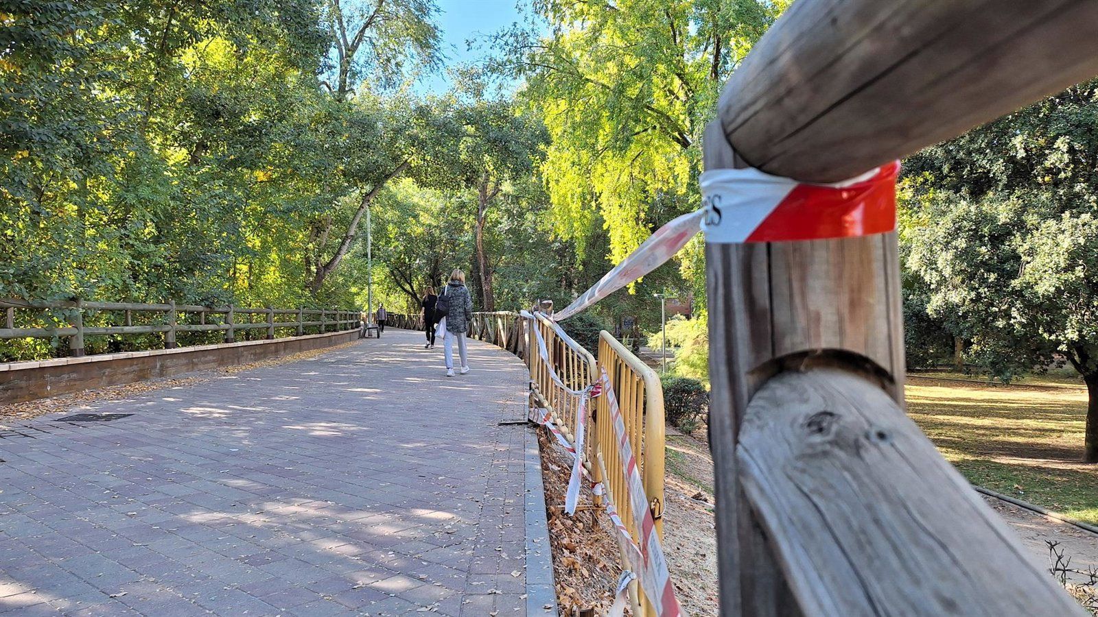 Renovación del vallado del paseo del río Henares en Nueva Alcalá