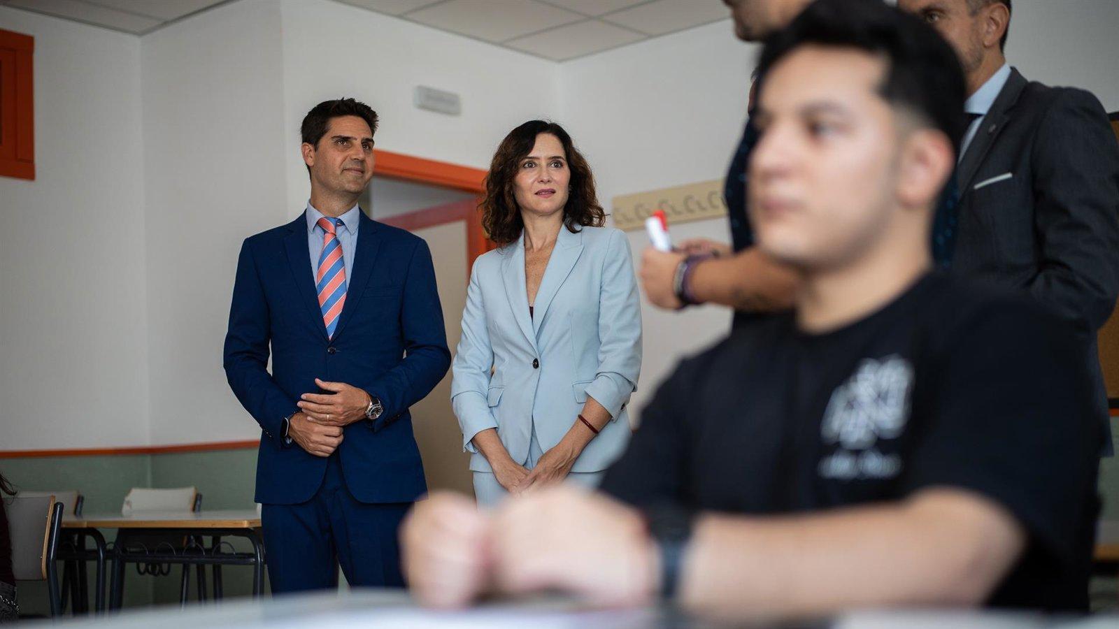 Matrícula gratuita de FP Superior para los alumnos madrileños con mejor expediente