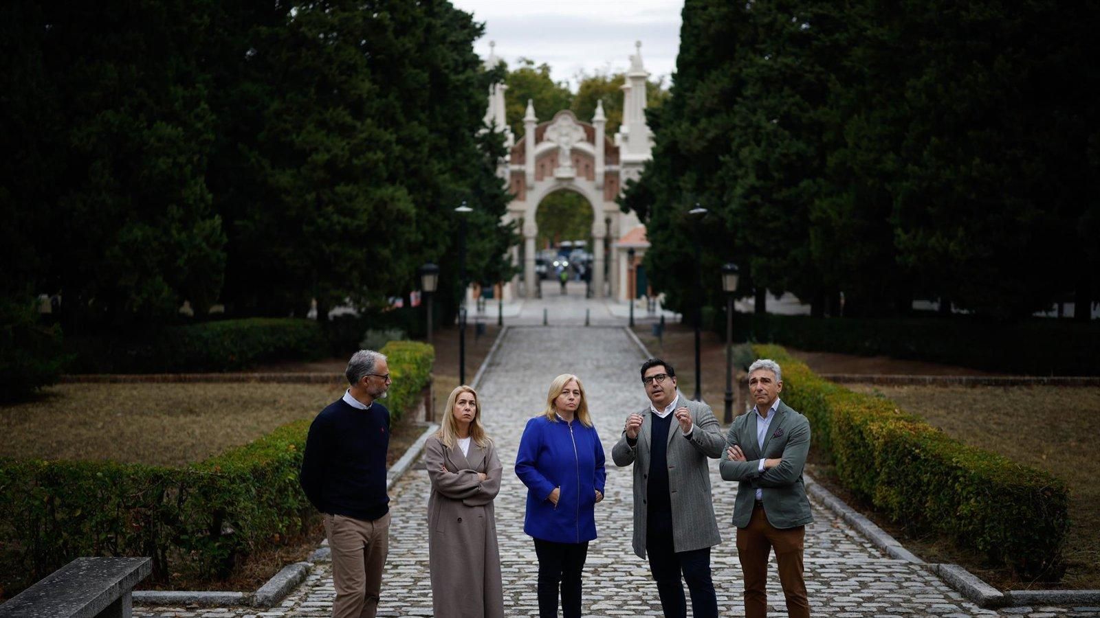 Madrid culmina la restauración de la capilla y el pórtico del cementerio de La Almudena