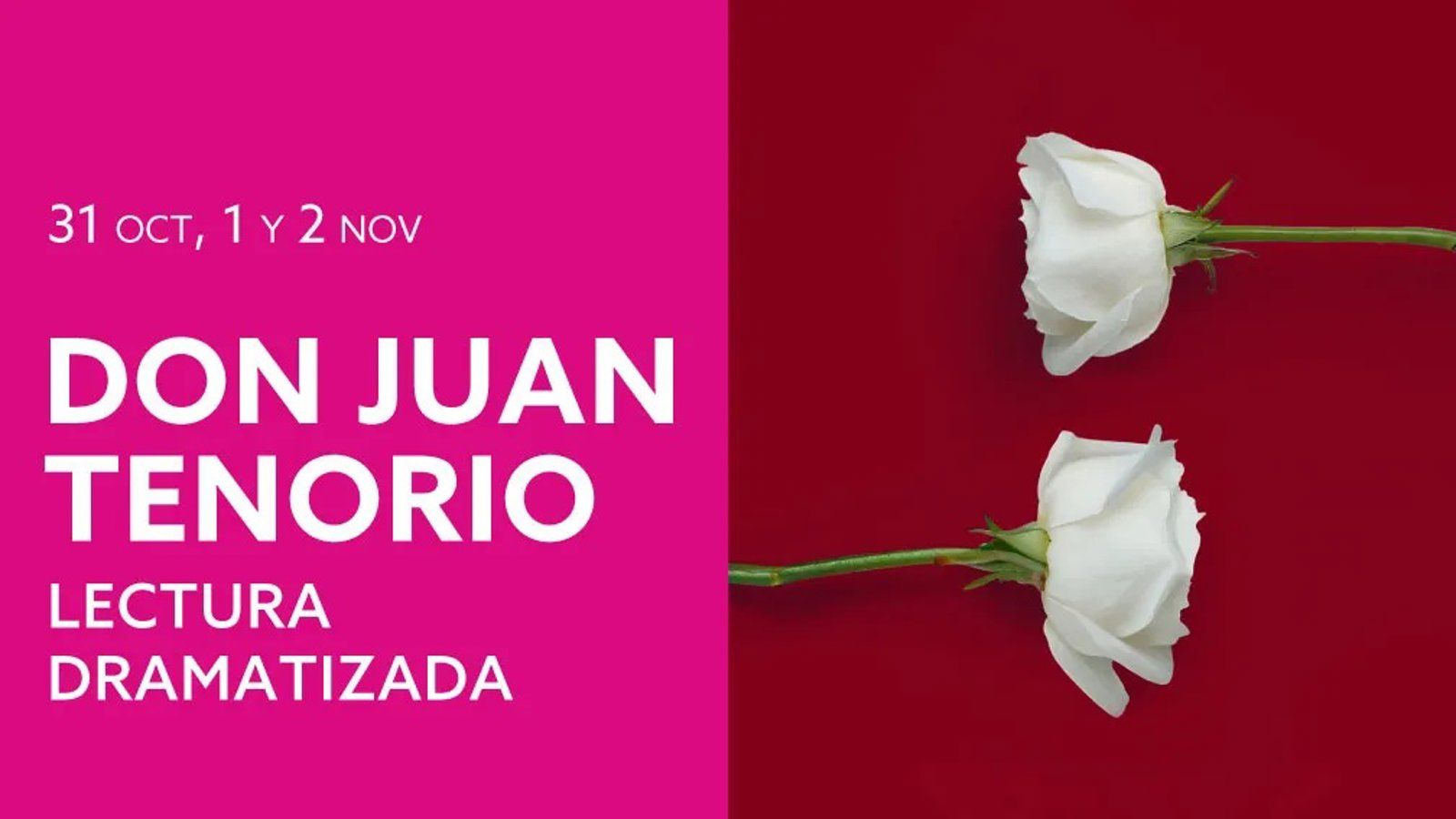 Don Juan Tenorio regresa al Fernán Gómez con una lectura dramatizada y tecnología escénica hasta el 2 de noviembre