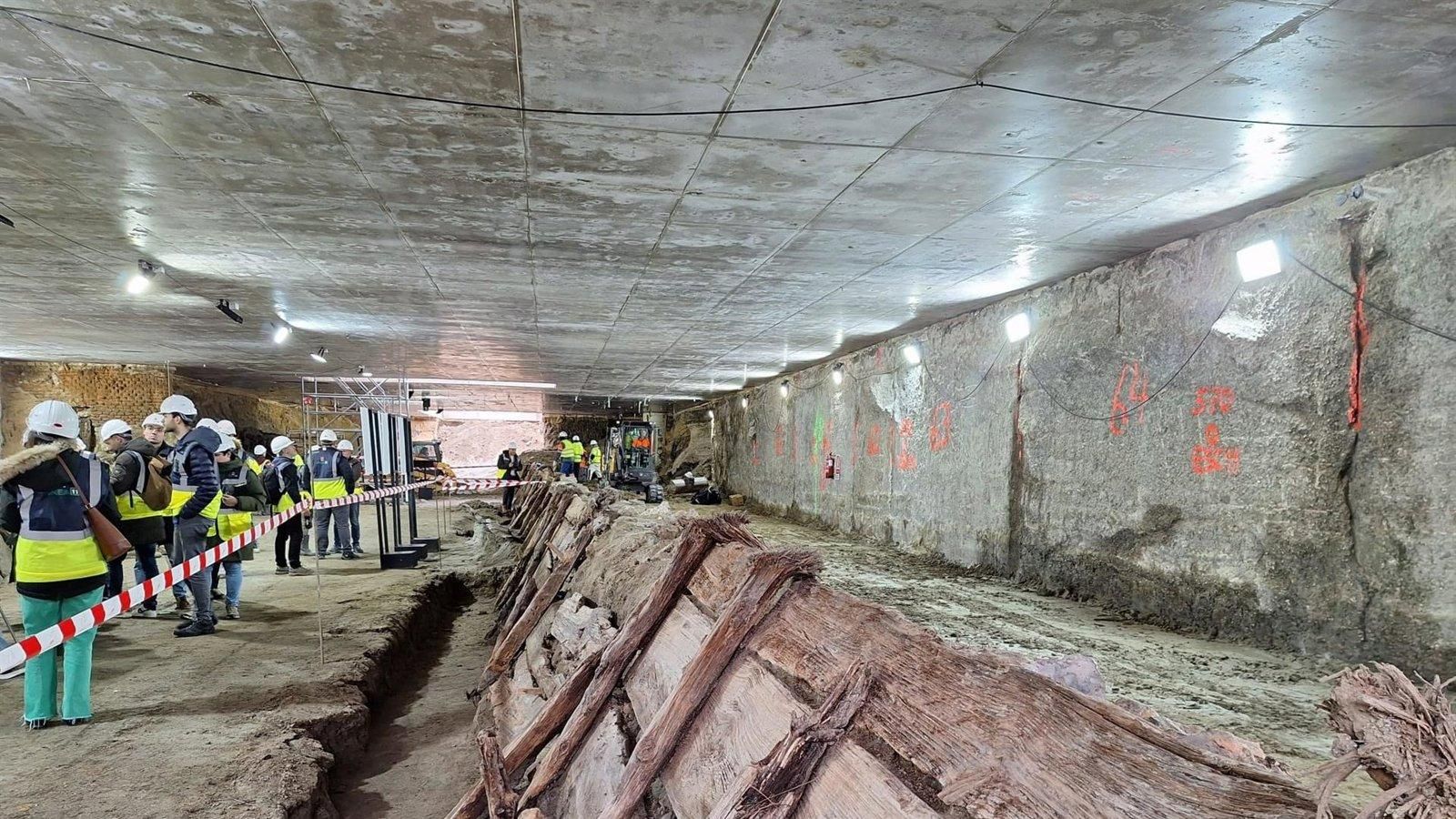 La nueva estación de Madrid Río mostrará restos del Real Canal del Manzanares en un espacio musealizado