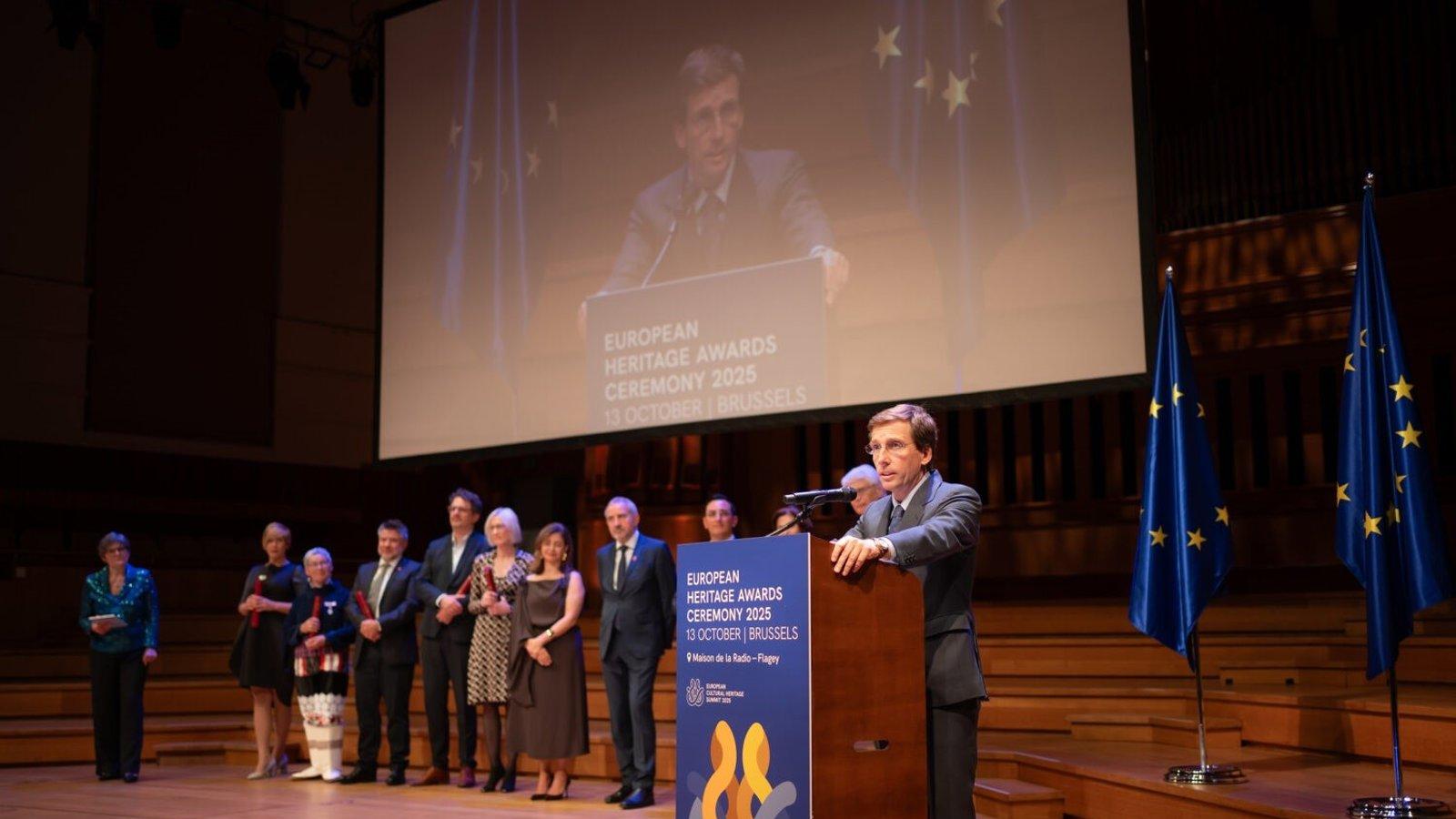 Madrid recibe el European Heritage Award 2025 por la restauración de la Puerta de Alcalá