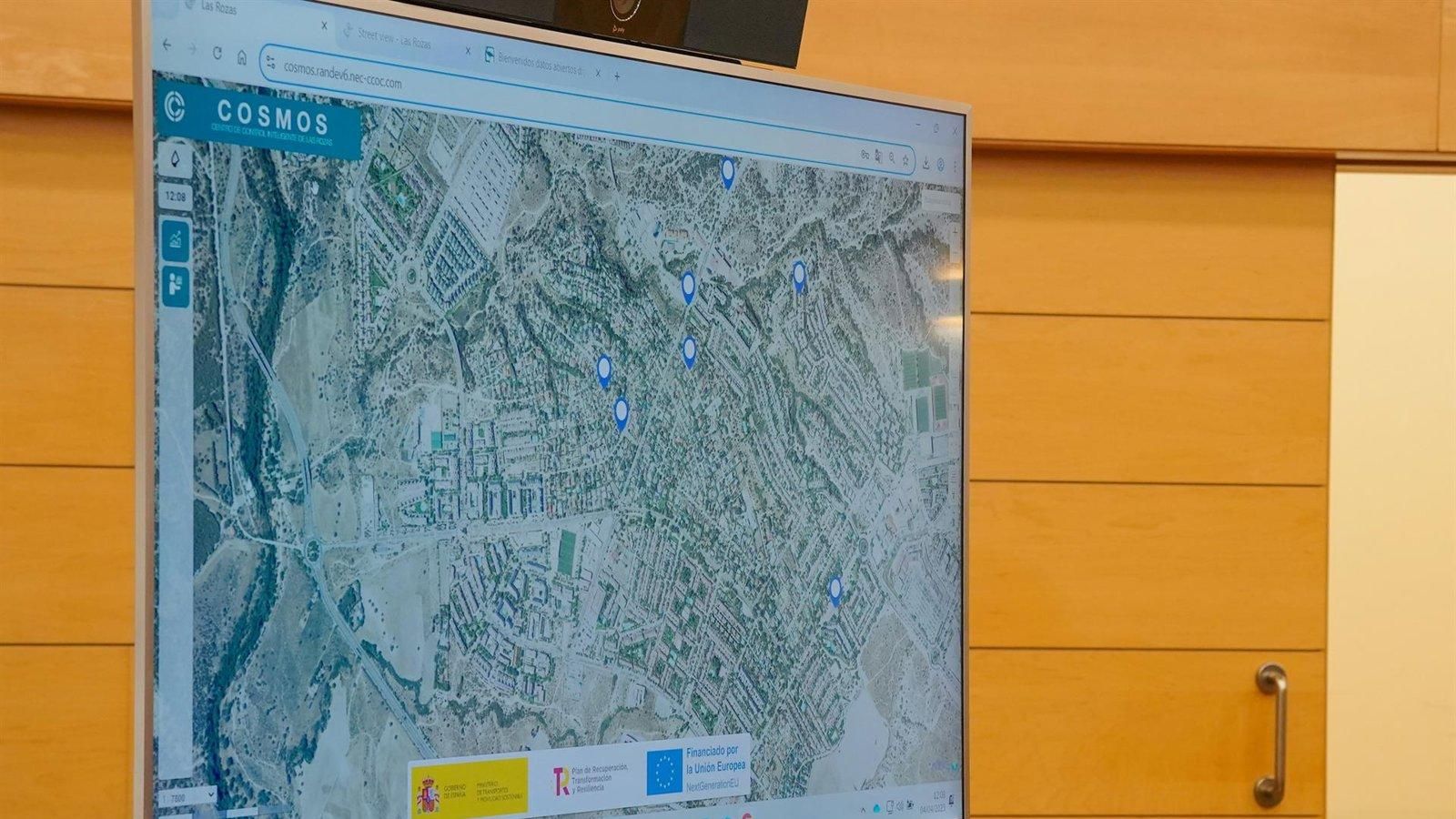 Las Rozas implementa un 'gemelo digital' con 50 capas de información urbana