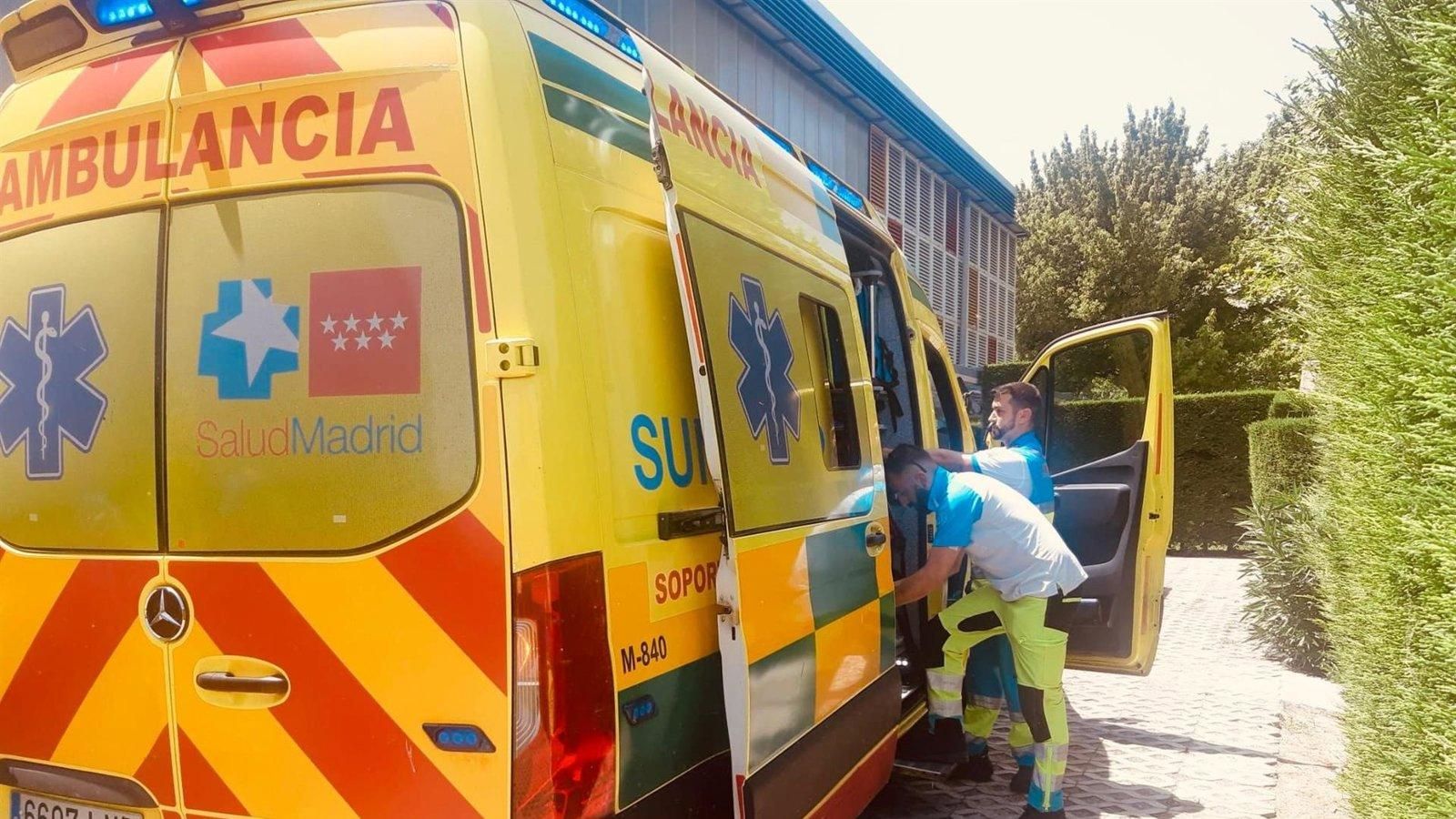 Un trabajador herido tras una caída en Paracuellos del Jarama