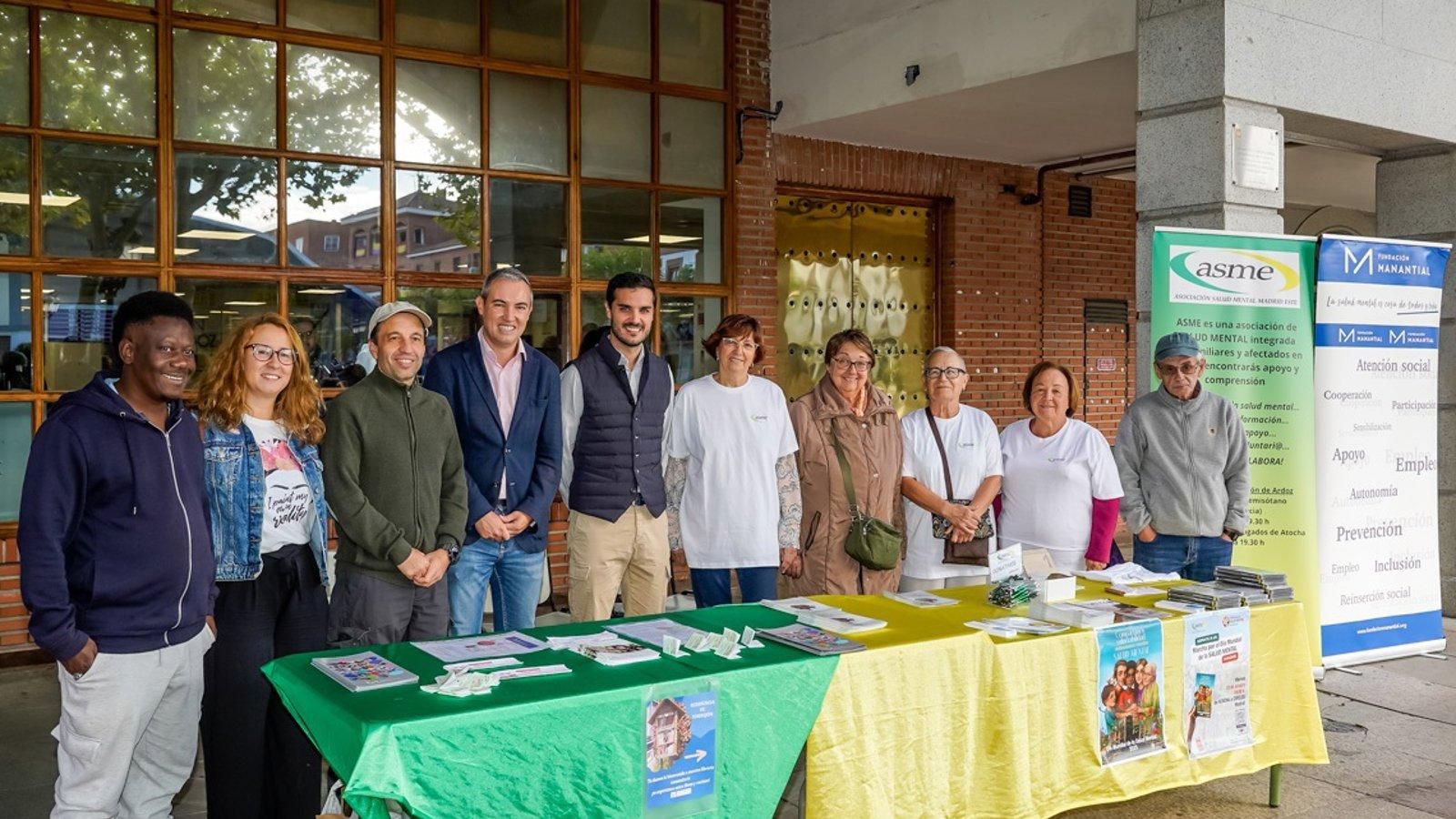 Torrejón organiza actividades por el Día de la Salud Mental: mesa informativa y festival