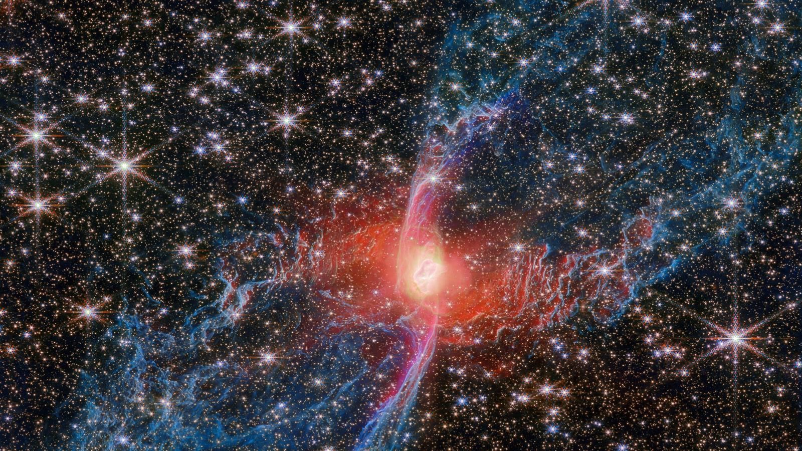 El telescopio Webb capta la Nebulosa de la Araña Roja