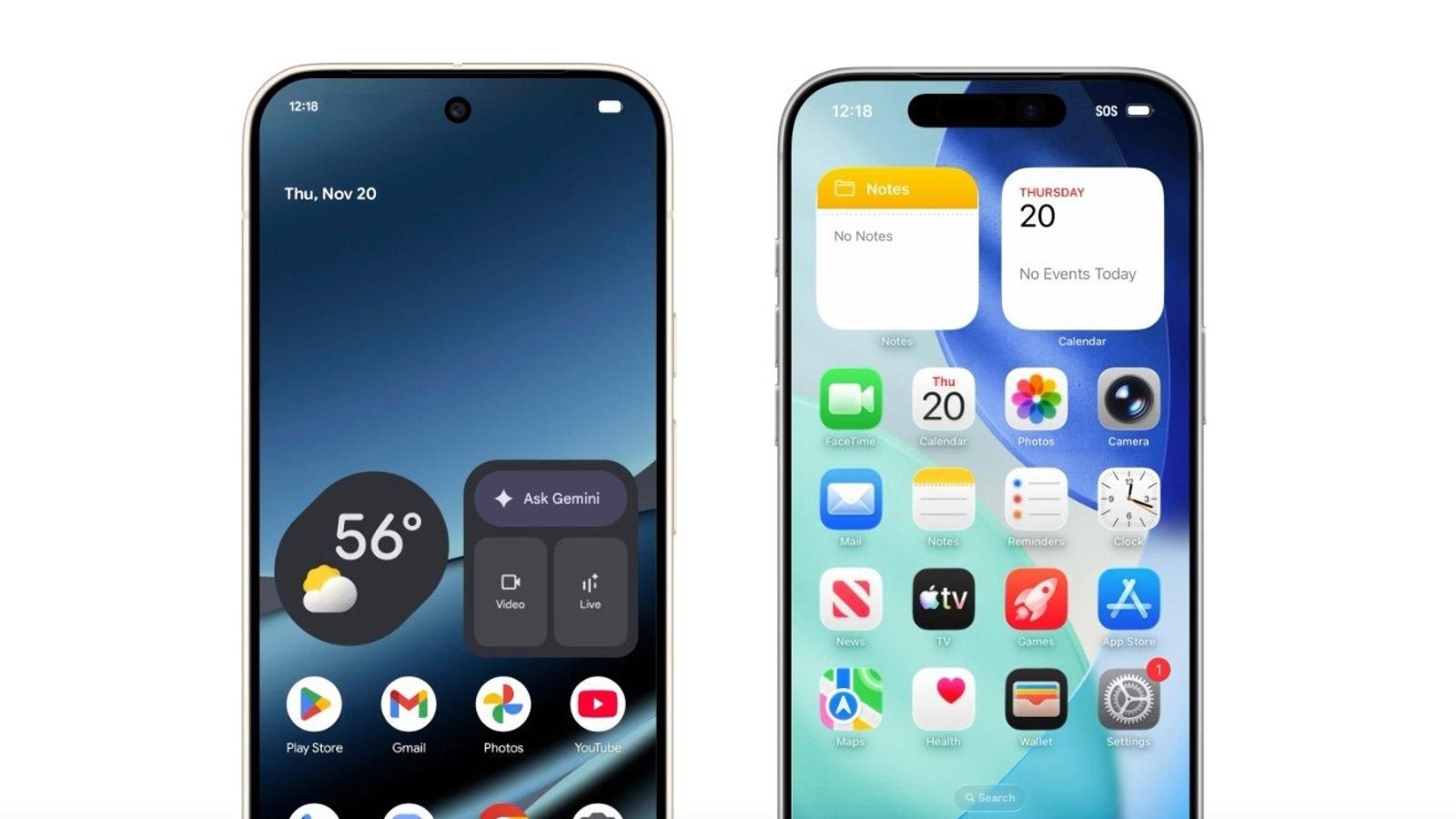 Google tiende un puente entre Android y iPhone