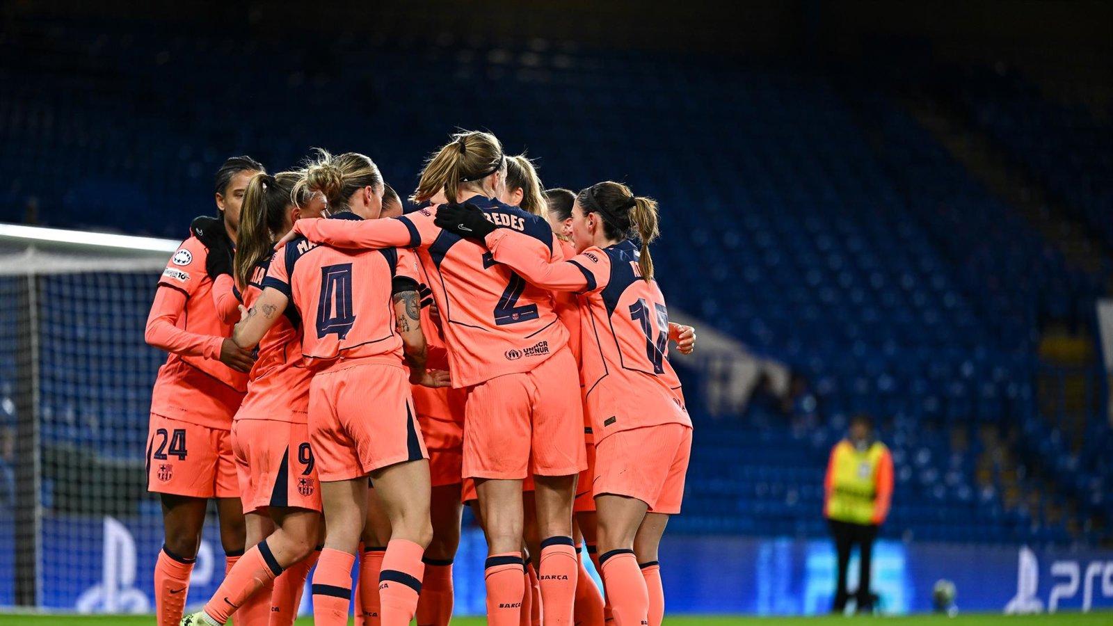 Empate entre Chelsea y Barça Femení en su enfrentamiento europeo