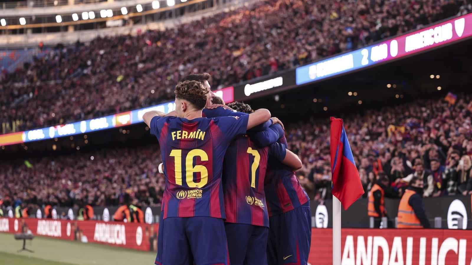 El FC Barcelona vence 4-0 al Athletic Club en un partido decisivo