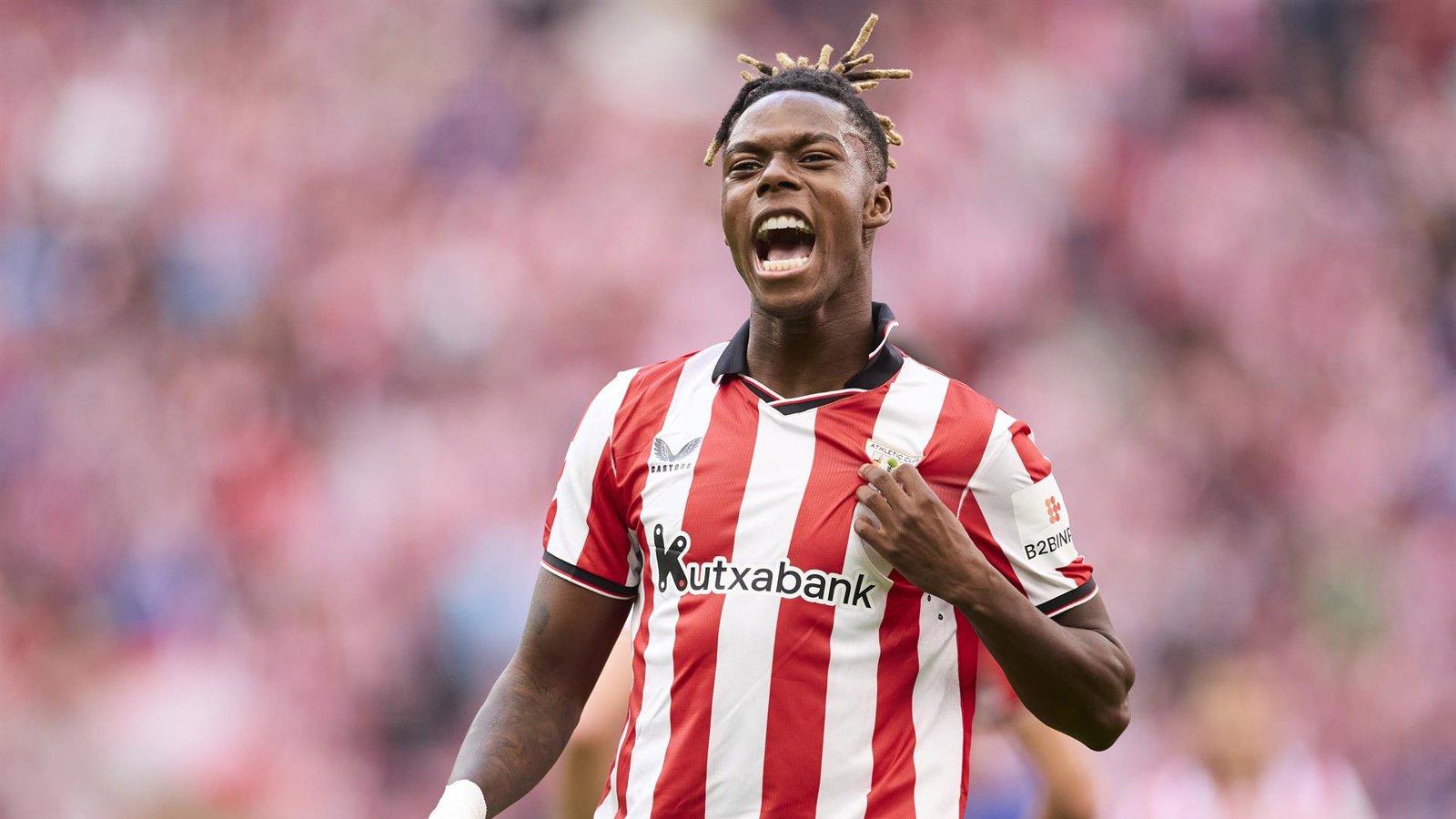 El Athletic Club y el Mallorca logran victorias clave con goles de Nico Williams y Muriqi