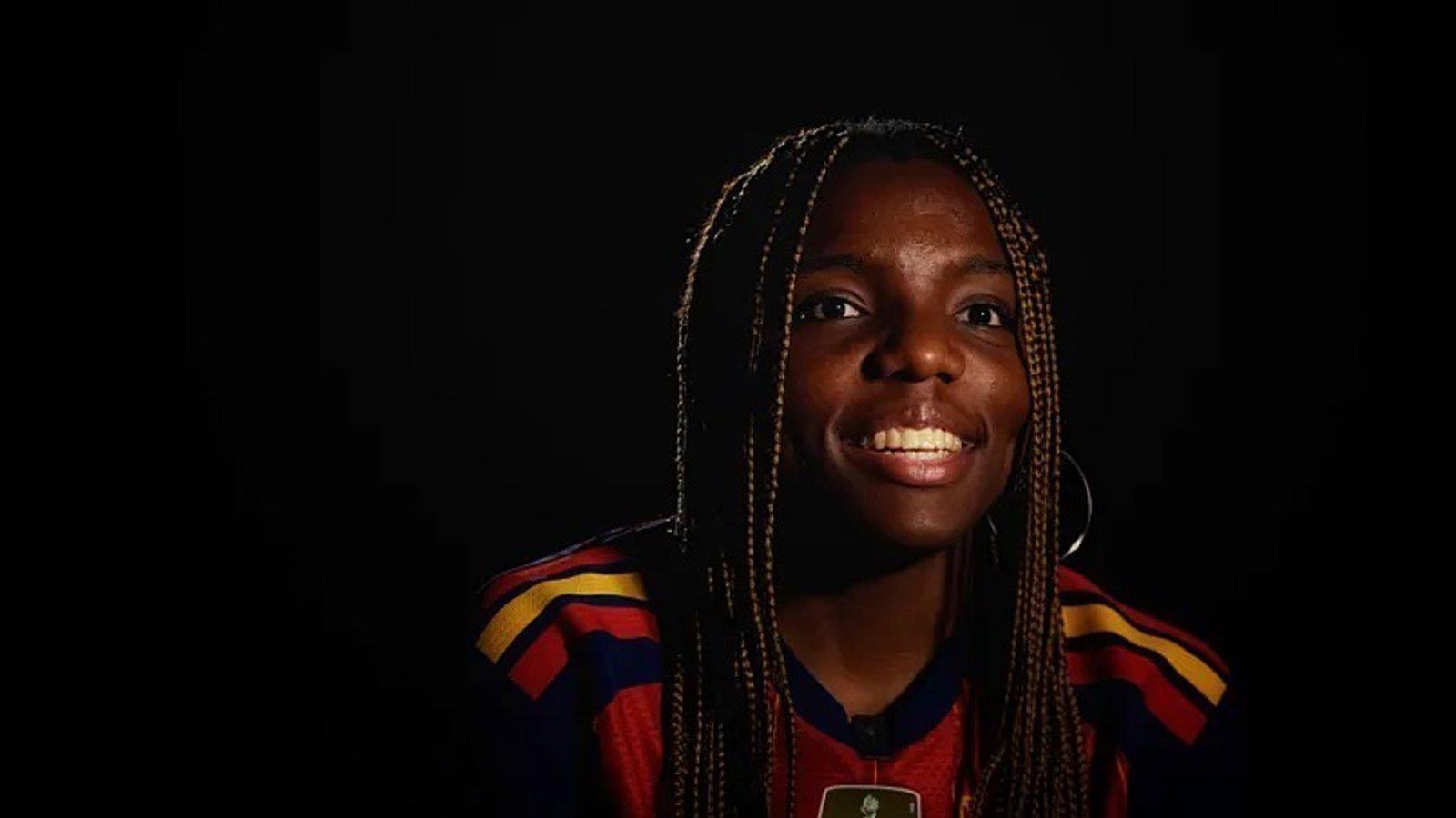  Edna Imade: &quot;Dios me dio el don del fútbol para sacar adelante a mi familia&quot;