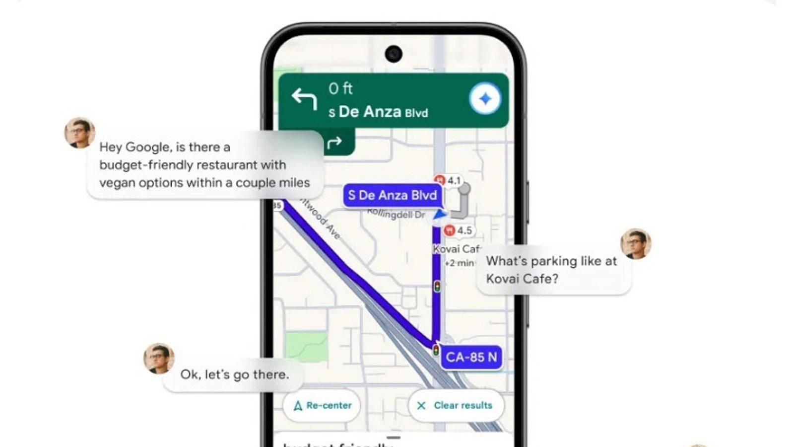 Gemini cambia la navegación en Google Maps