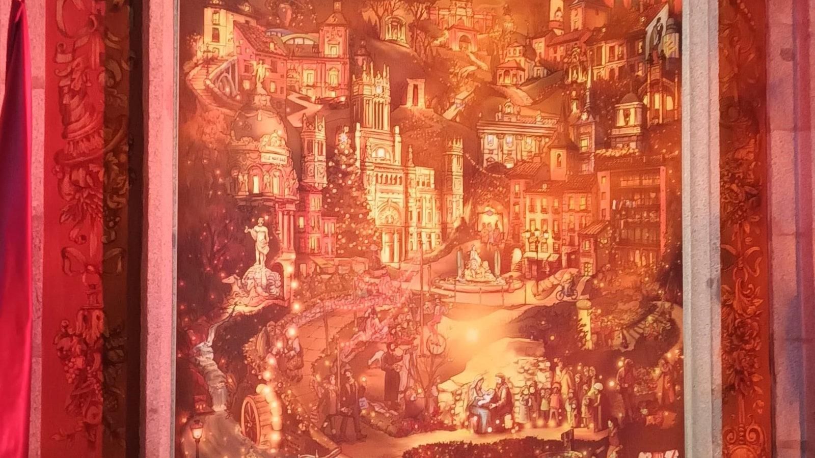 Descubre todos los secretos del cartel de la capital para felicitar la Navidad