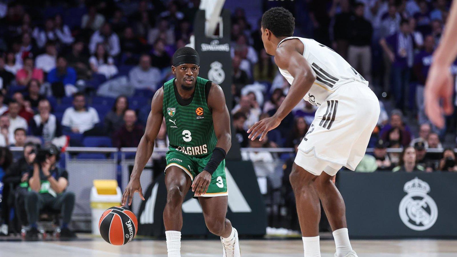 El Real Madrid se impone al Zalgiris por 100‑99 en un final ajustado en el Palacio