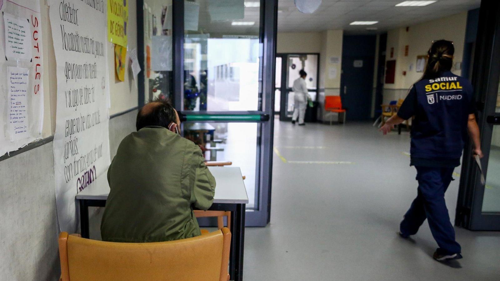 Madrid activa la Campaña del Frío para garantizar alojamiento a las personas sin hogar