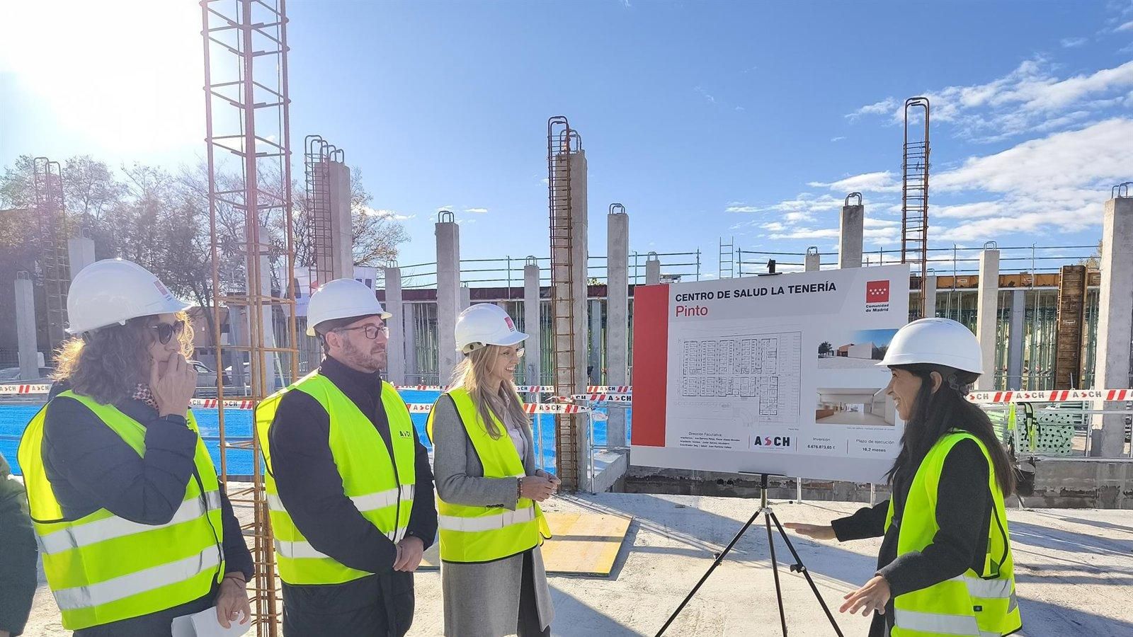 Las obras del nuevo centro de salud de Pinto avanzan con previsión de apertura en 2026