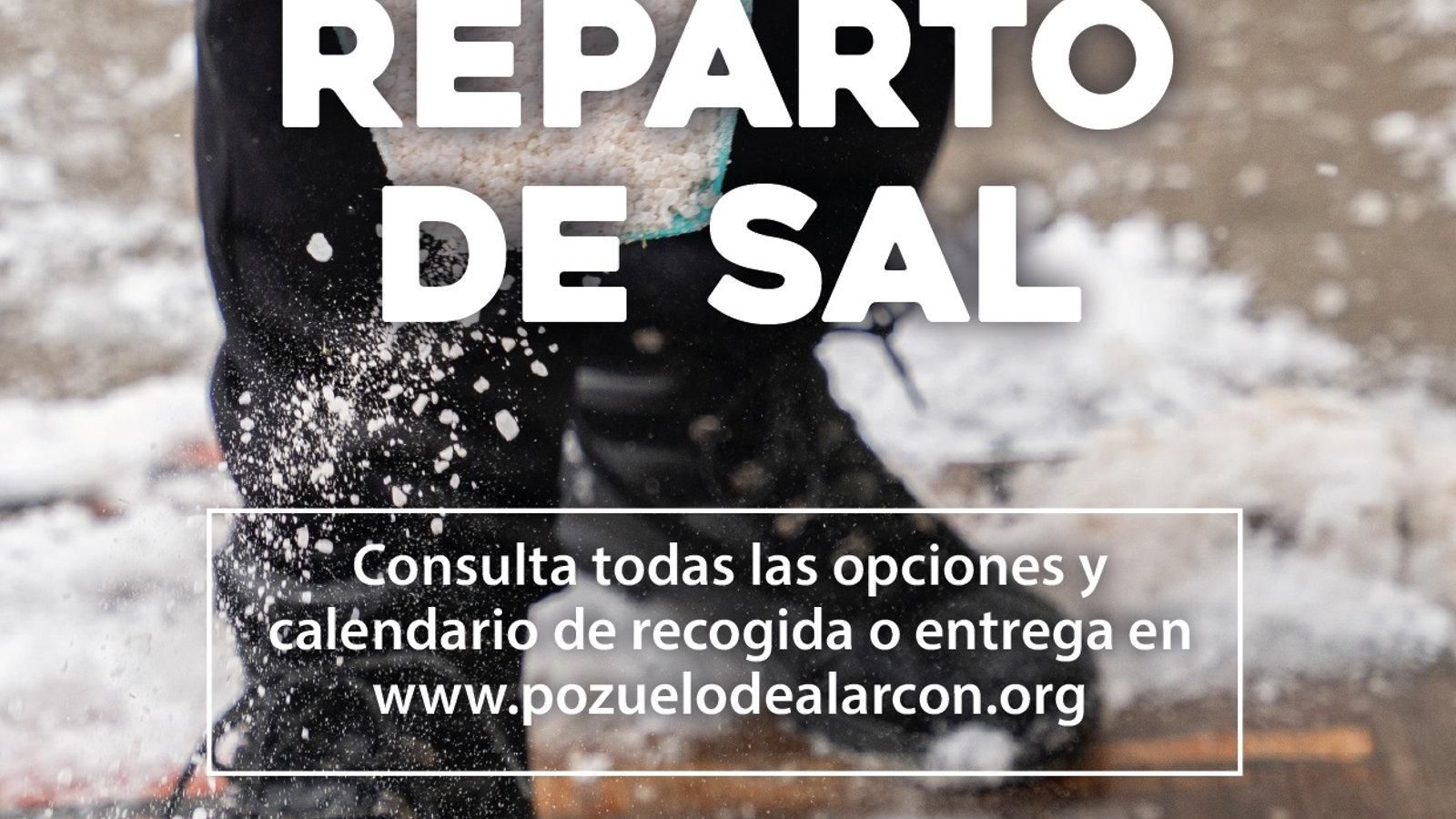 Pozuelo de Alarcón distribuye sal gratuita para prevenir heladas invernales