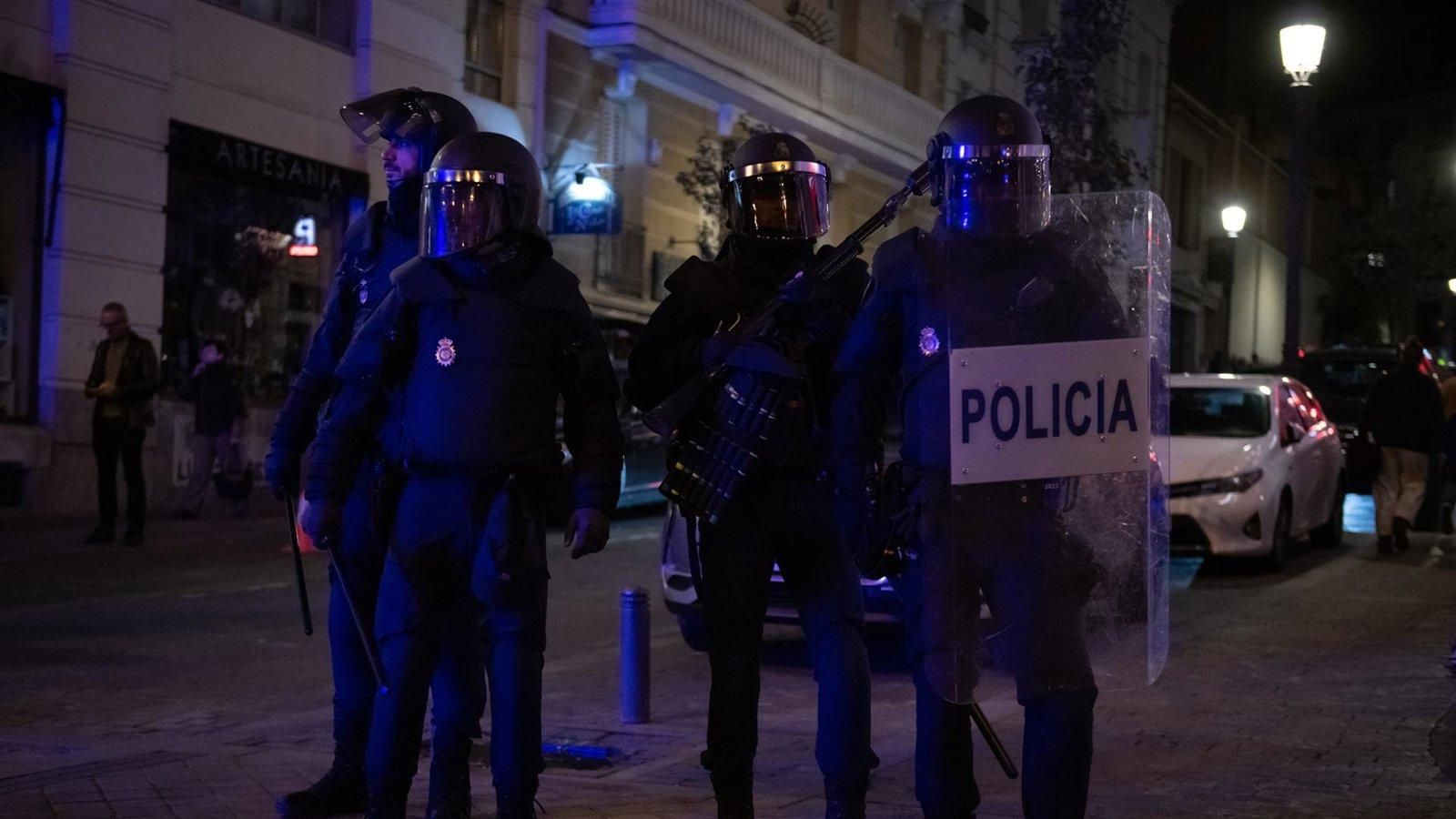 Detenidas tres personas en la concentración del Núcleo Nacional con 700 asistentes en Madrid