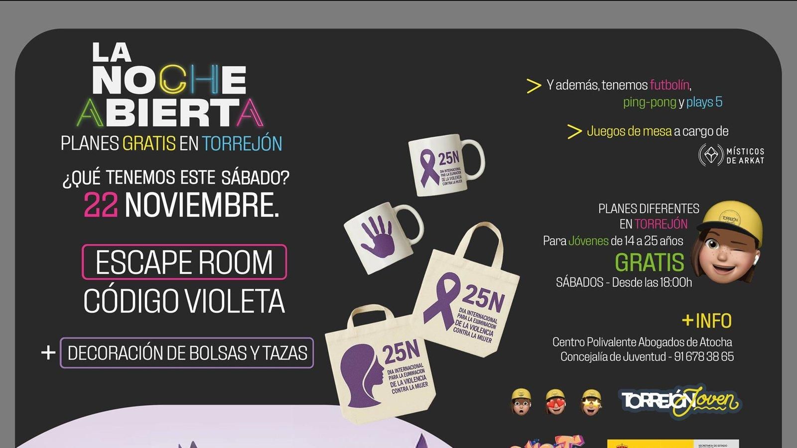 Torrejón de Ardoz promueve ocio saludable para sensibilizar sobre violencia machista