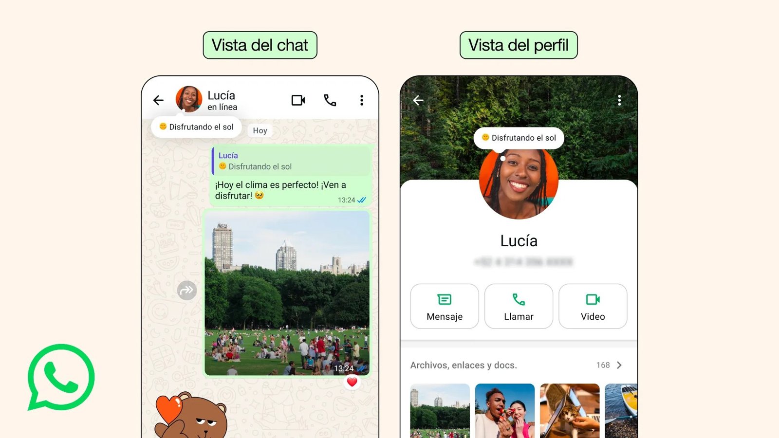 WhatsApp reintroduce la sección de 'Info'