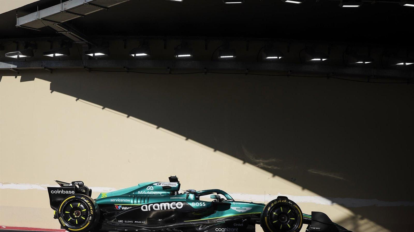 Aston Martin destaca en el test de postemporada de Abu Dabi