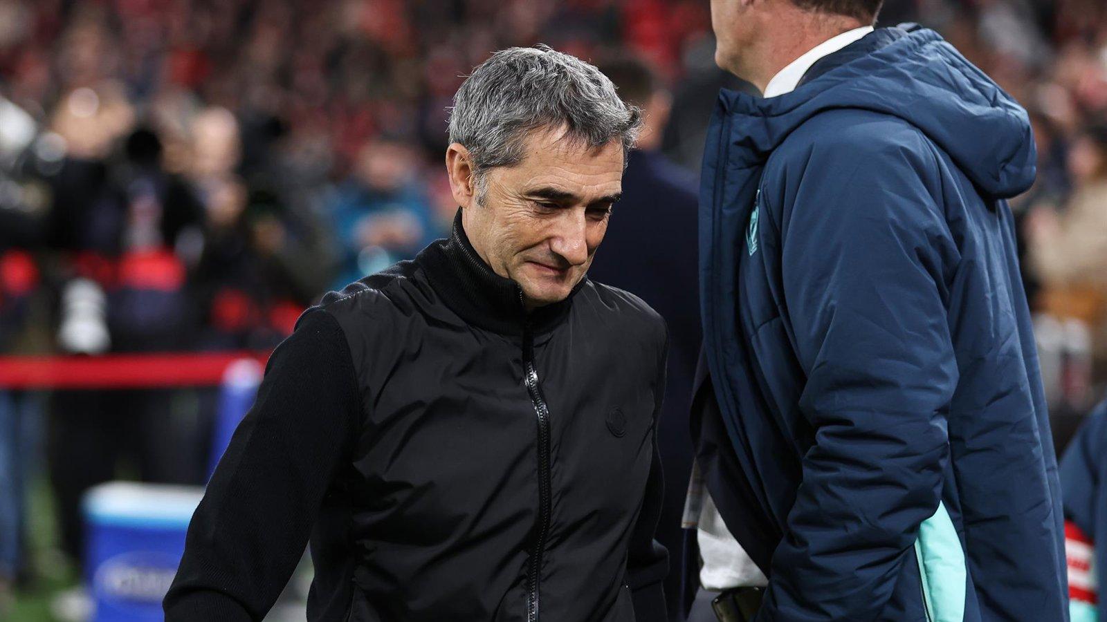 Ernesto Valverde destaca el esfuerzo del equipo tras conseguir un punto clave en la competición