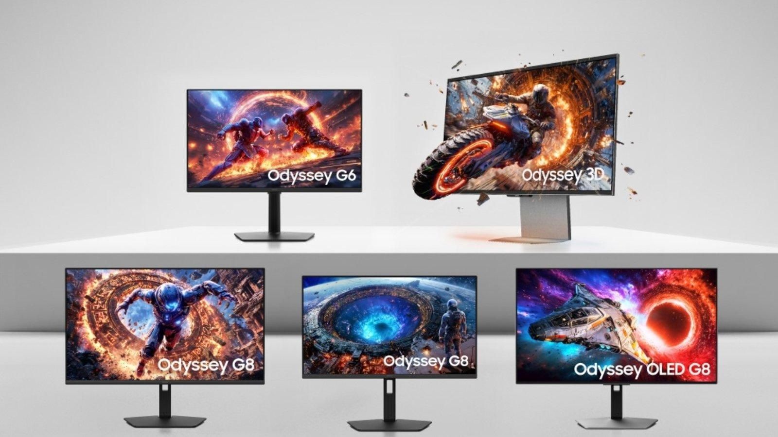 Samsung redefine el ‘gaming’ con monitores Odyssey 2026 y estrena una pantalla 3D 6K sin gafas