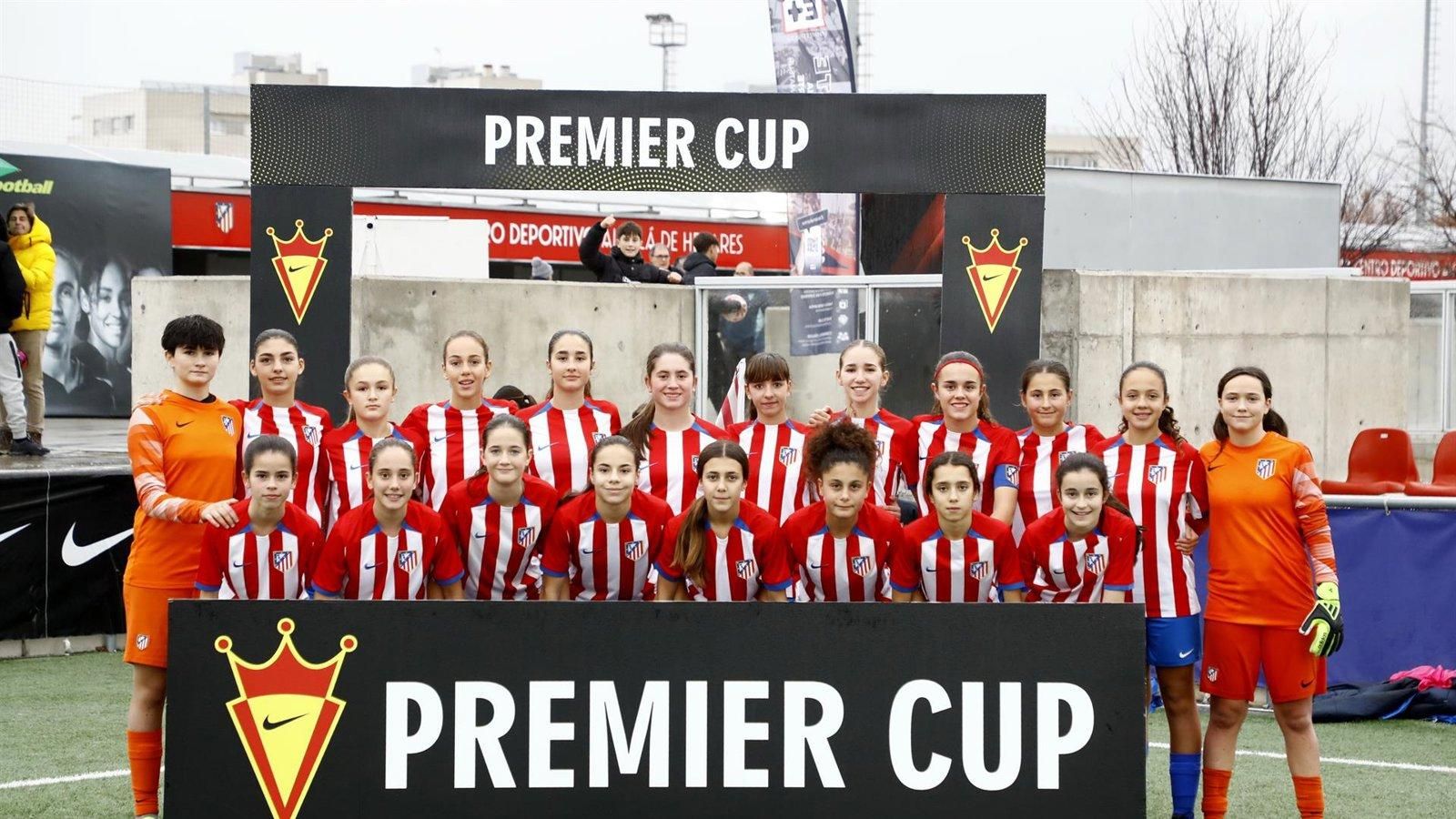 El Atlético de Madrid gana la cuarta edición de la Nike Premier Cup Sub-14 femenina