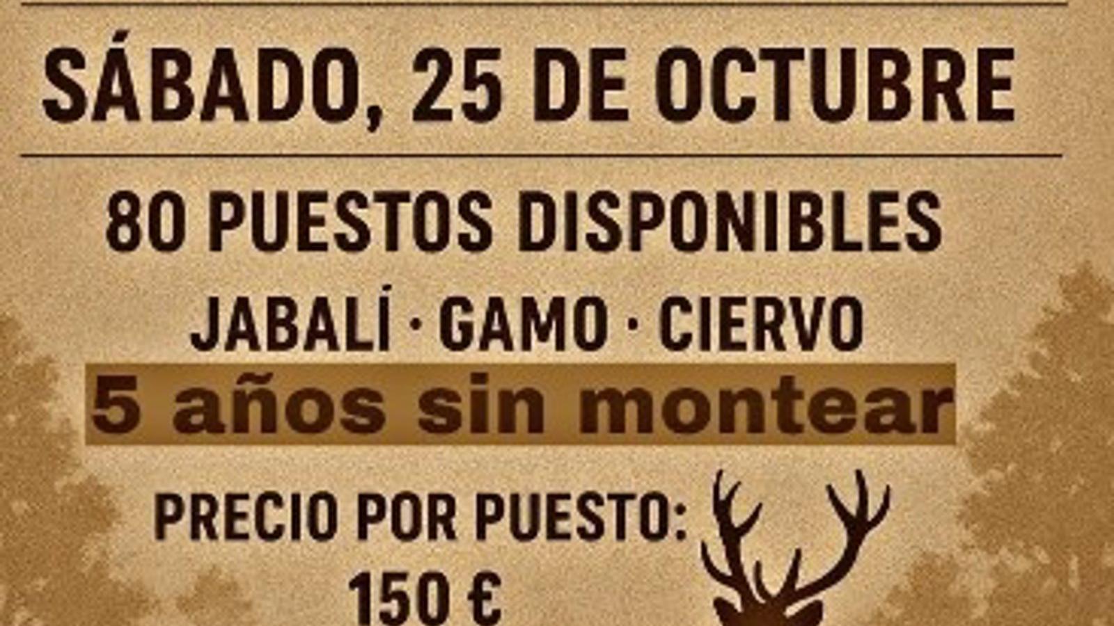 Detenido en Madrid por estafar a 41 personas con falsas monterías anunciadas en redes sociales