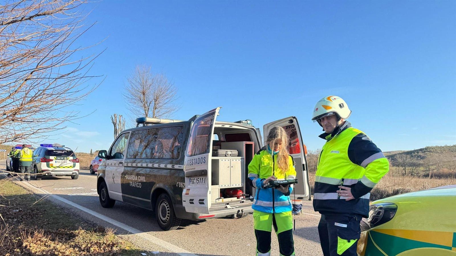 Muere un motorista de 30 años en la M-113, cerca de Fresno de Torote