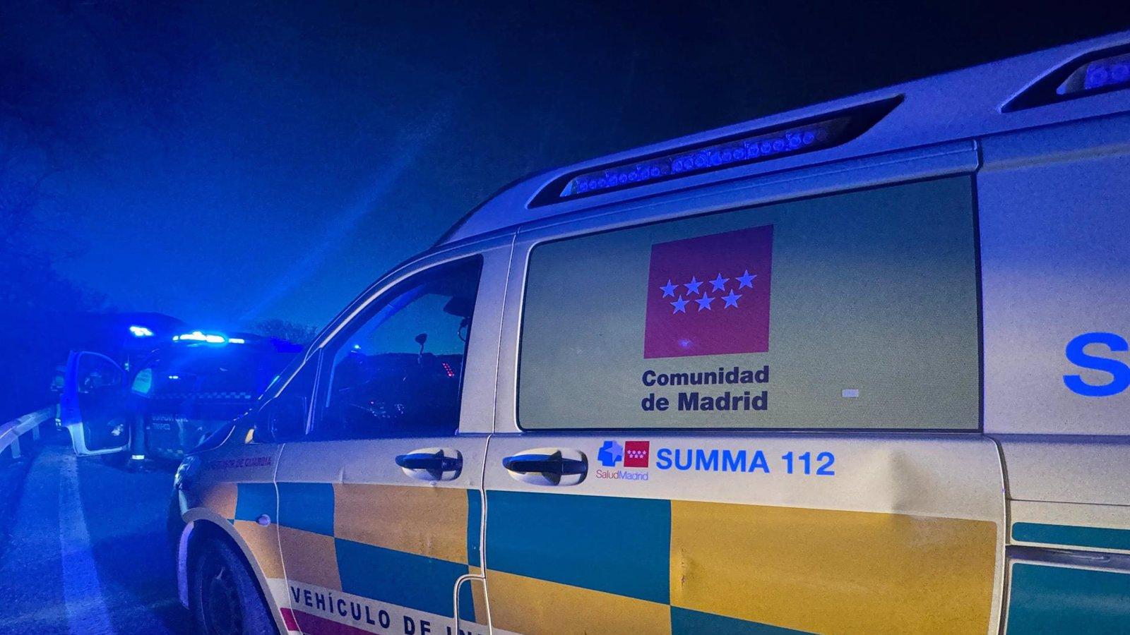 Seis heridos, dos graves, tras choque frontal por vehículo en sentido contrario en Alcorcón