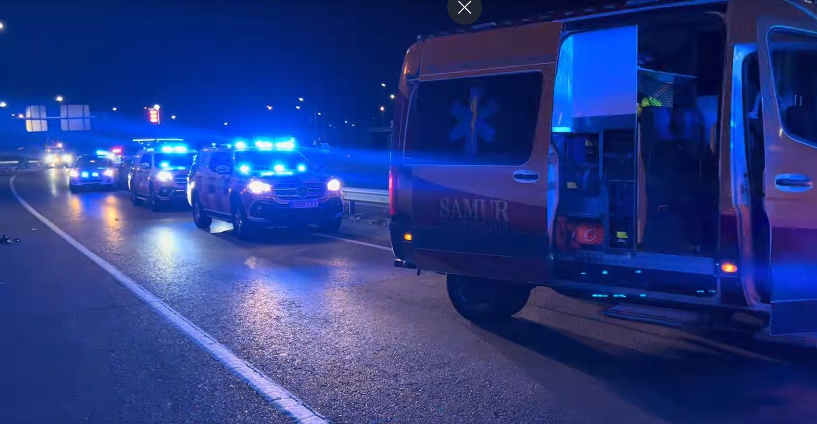 Un motorista de 23 años sufre una amputación de brazo y una grave lesión en la pierna tras un accidente en la A-42