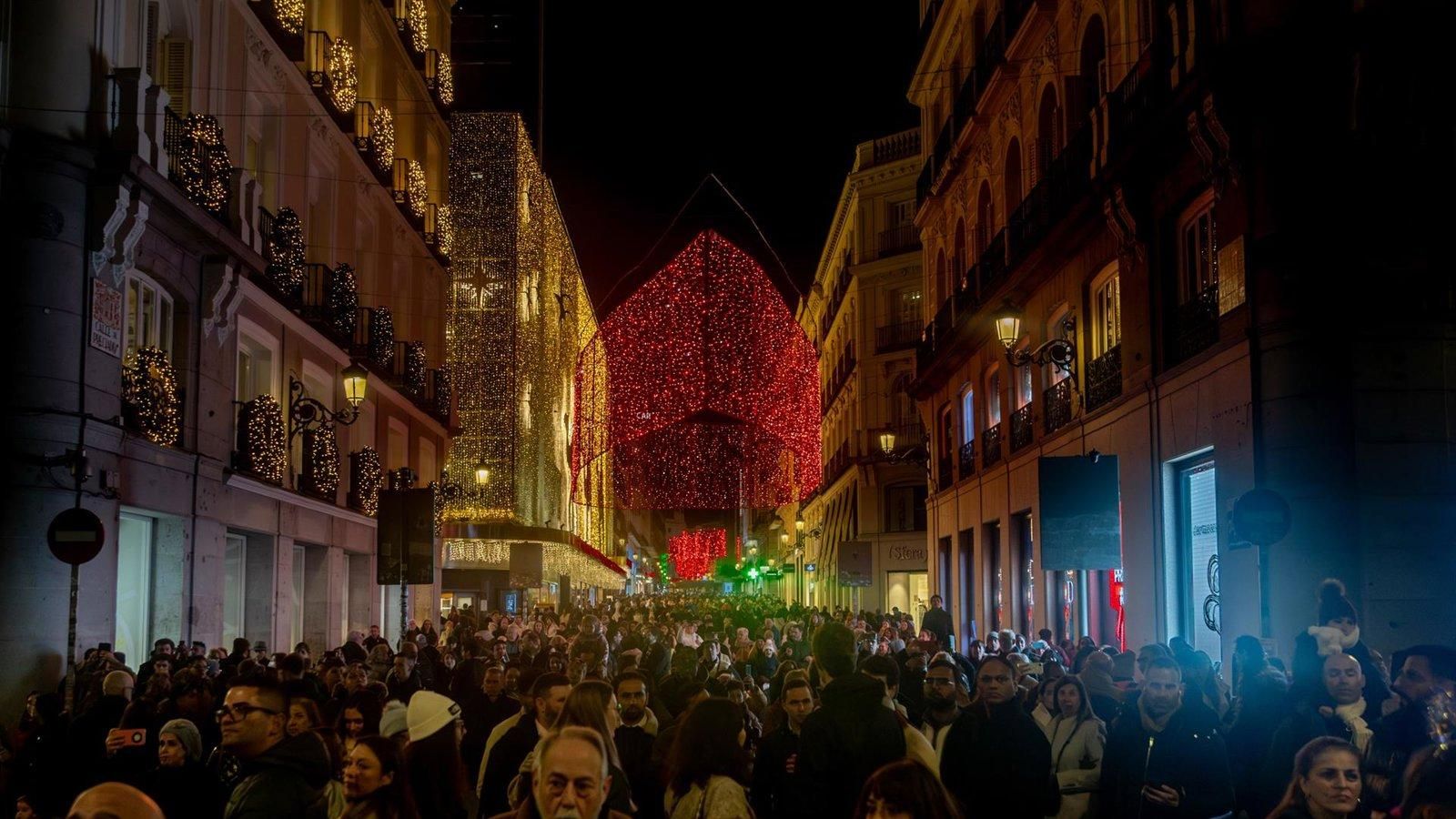 Madrid estrena un mapa virtual para no perderse el alumbrado navideño