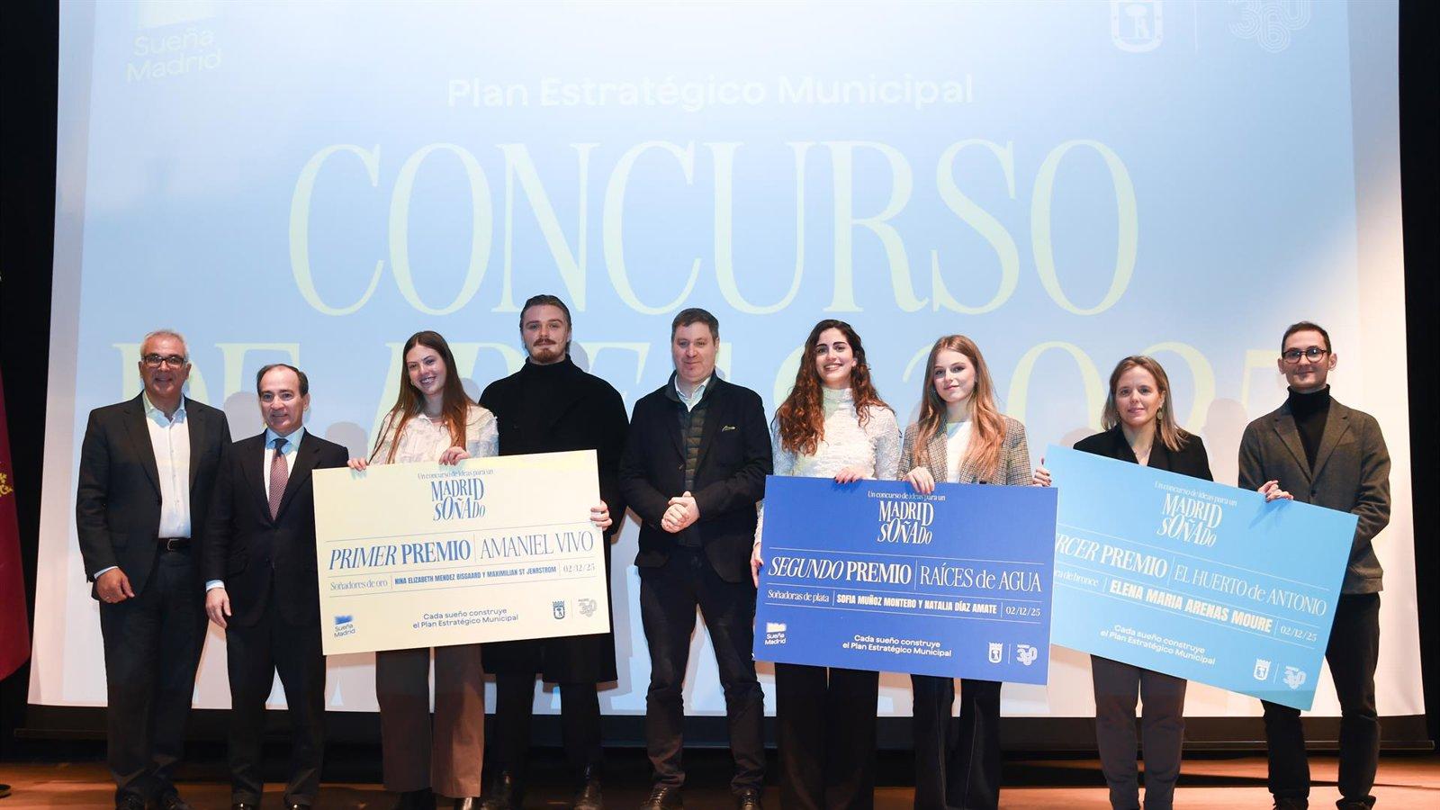 ‘Amaniel Vivo’ gana el concurso Sueña Madrid 2025 con una propuesta para transformar el acueducto de Tetuán