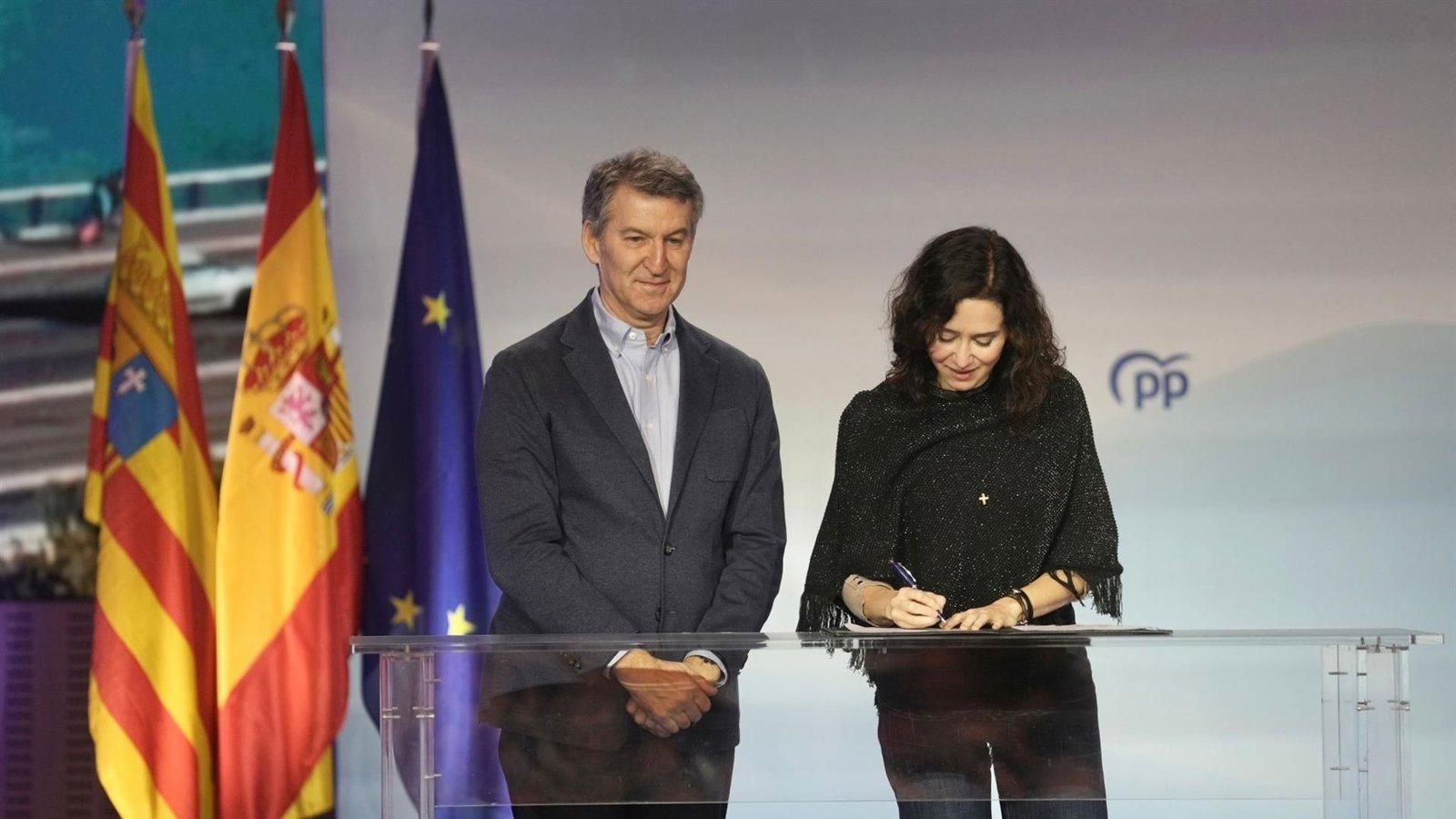 Ayuso, Feijóo y los barones del PP sellan su rechazo al modelo de financiación de Sánchez