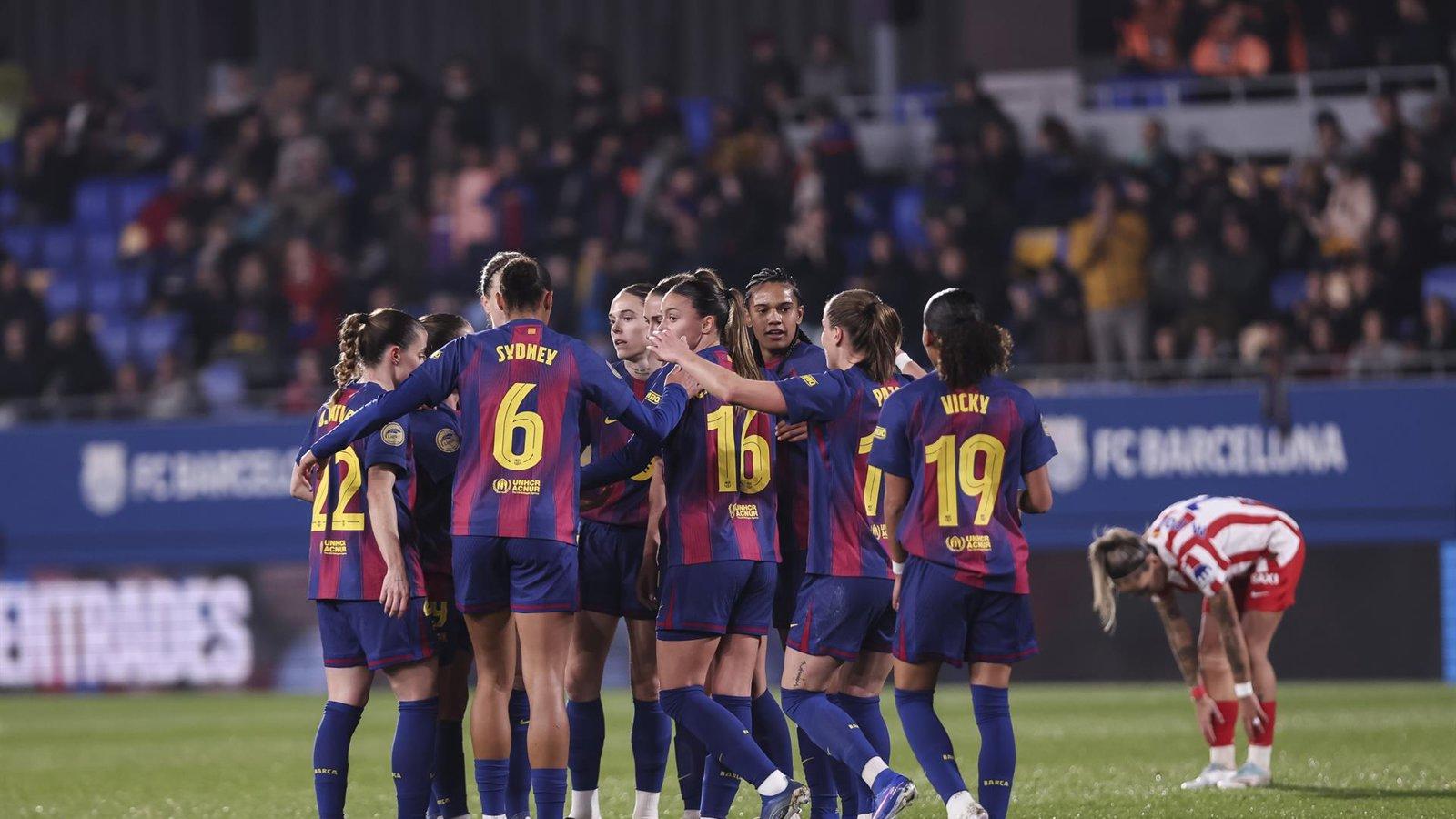 Barça arrolla al Atlético y afianza el liderato de la Liga F