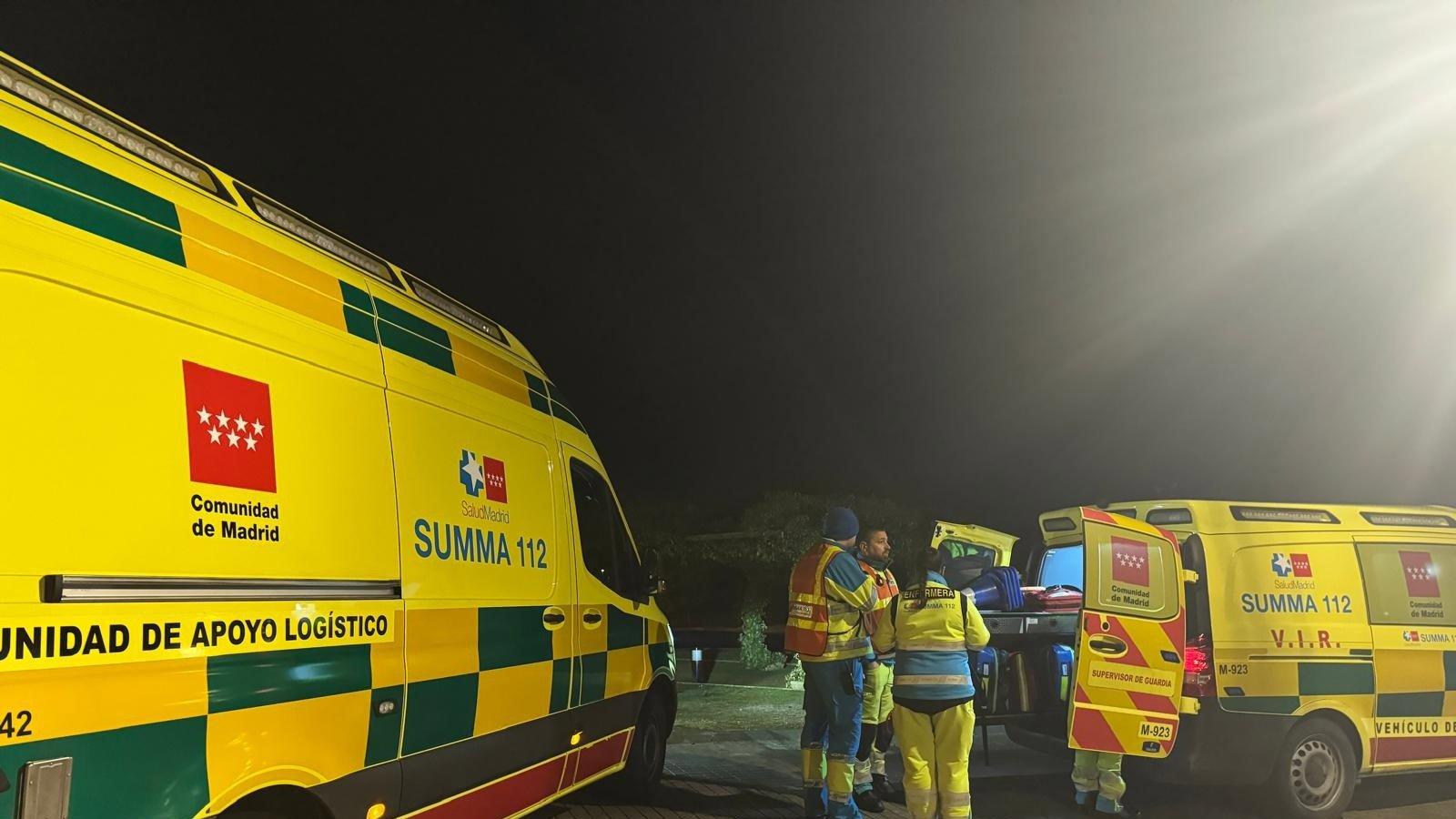 Un hombre de 61 años, grave tras un incendio en una vivienda de San Martín de la Vega