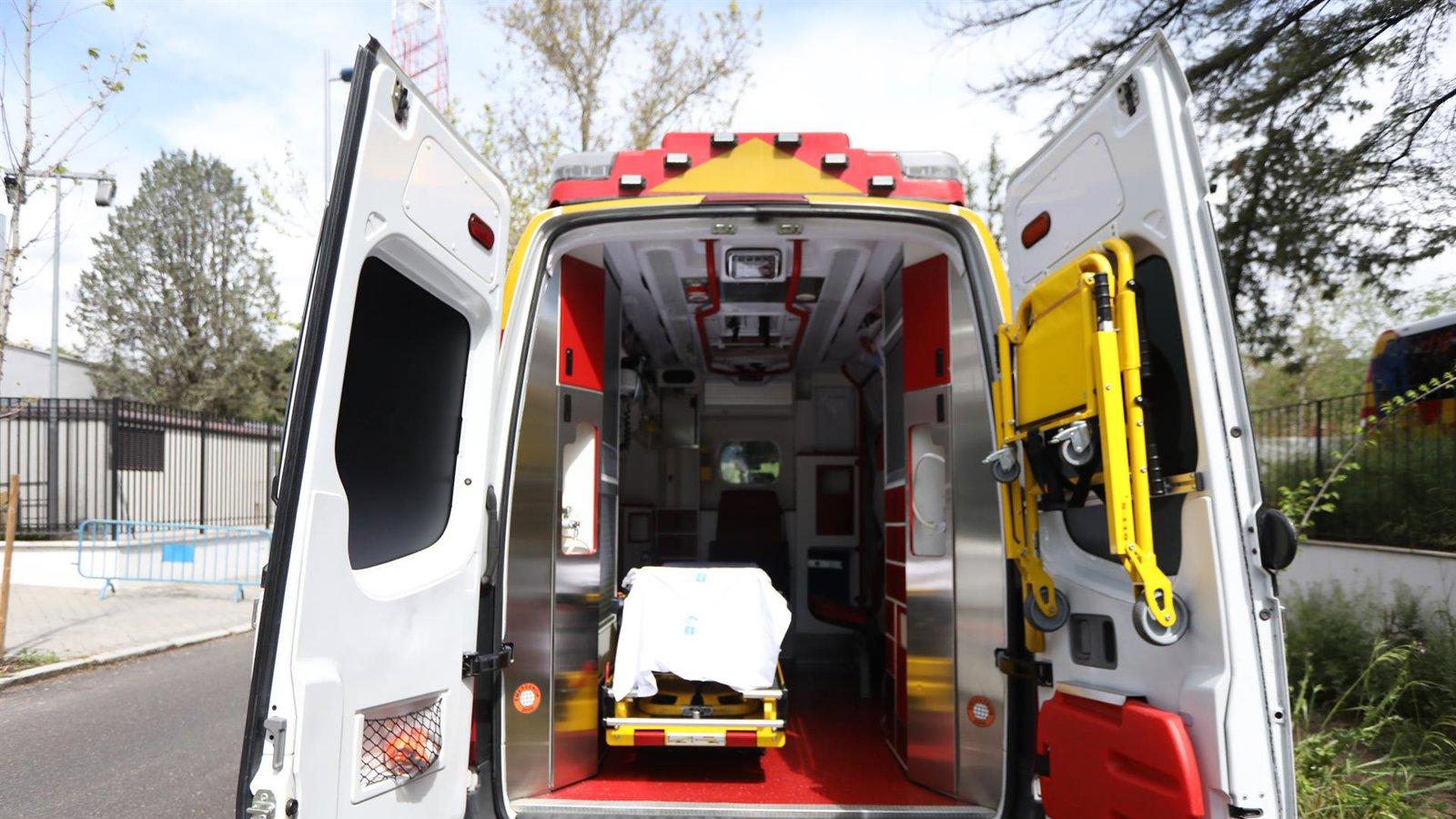 Samur asiste un parto en una ambulancia en Vicálvaro durante el traslado al Marañón