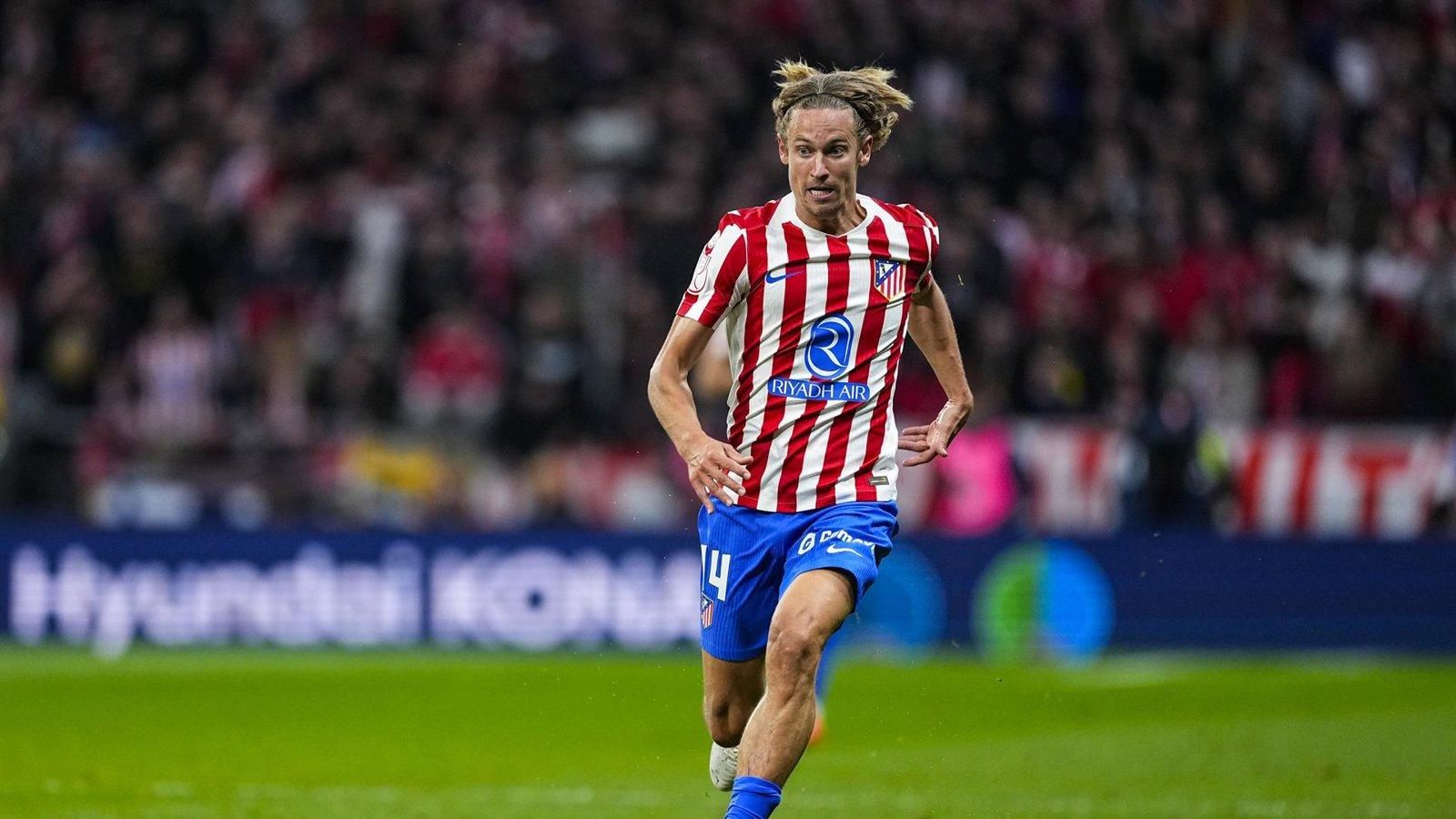 Marcos Llorente celebra la goleada del Atlético ante el Barça y pide mantener la línea