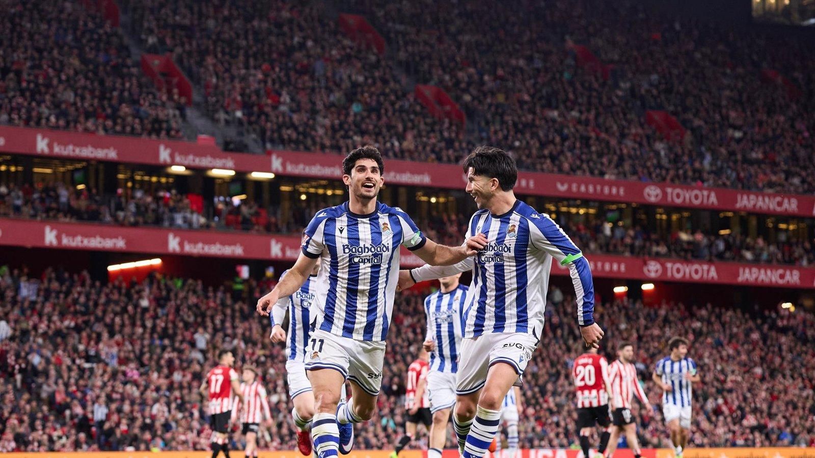 Athletic y Real empatan en San Mamés; Betis sube a quinta plaza y empate a cero en el Getafe-Celta