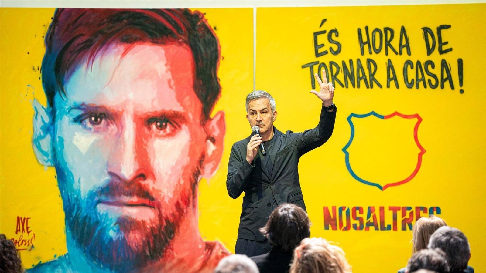 Víctor Font propone nombrar a Messi presidente de honor del Barça y facilitar su despedida en el Camp Nou
