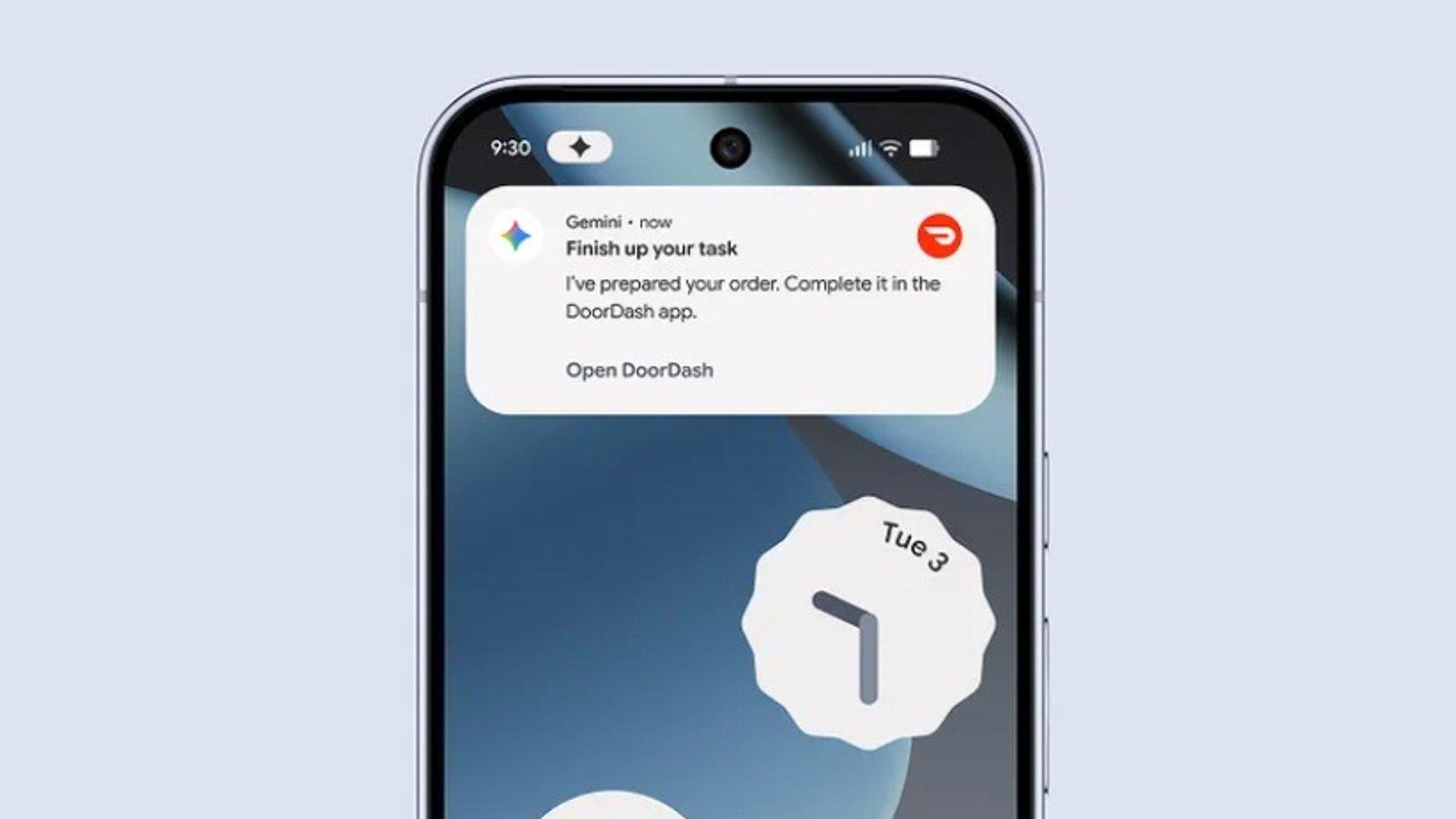 Google prueba que Gemini actúe como agente autónomo en el móvil para pedir comida o reservar un taxi