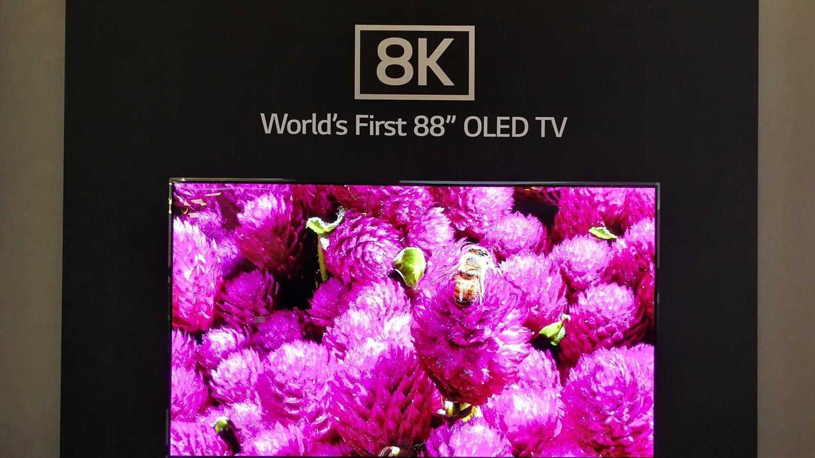 LG pausa el desarrollo de los televisores 8K