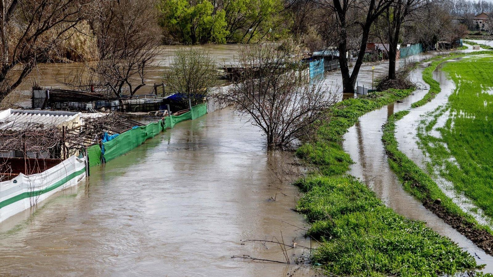 Activado el nivel rojo por riesgo de desbordamiento del Jarama entre Mejorada y San Fernando