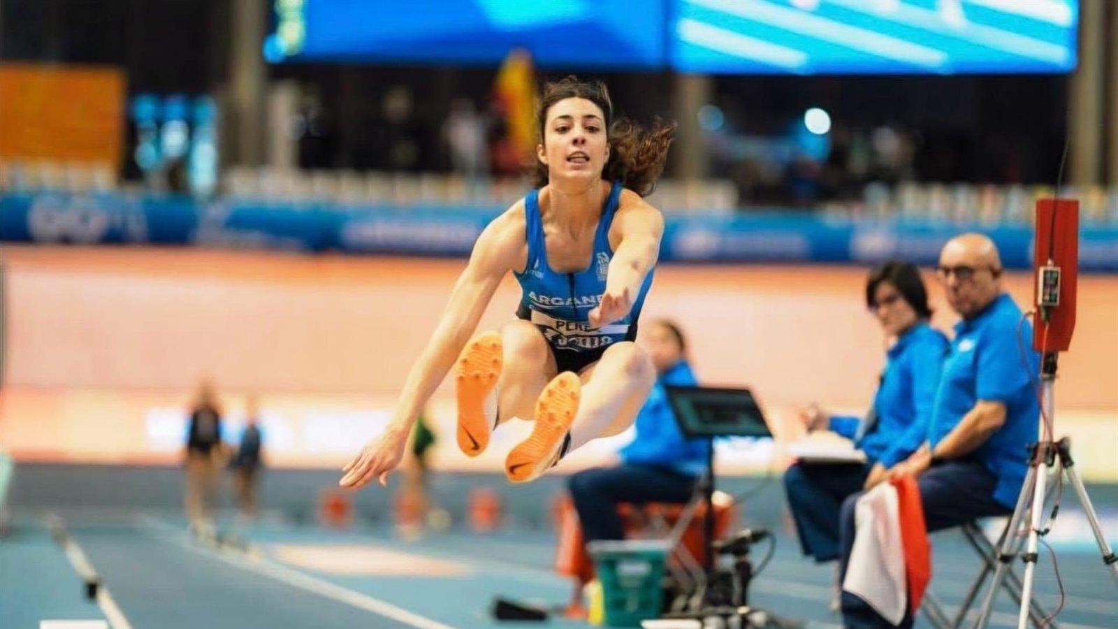 La argandeña Paula Pérez, subcampeona en el Nacional Short Track 2026