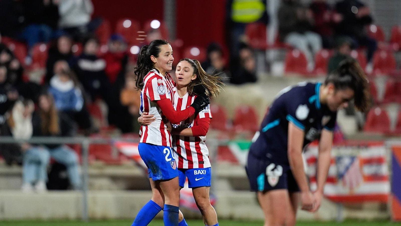 El Atlético supera al Athletic y avanza a semifinales de la Copa de la Reina