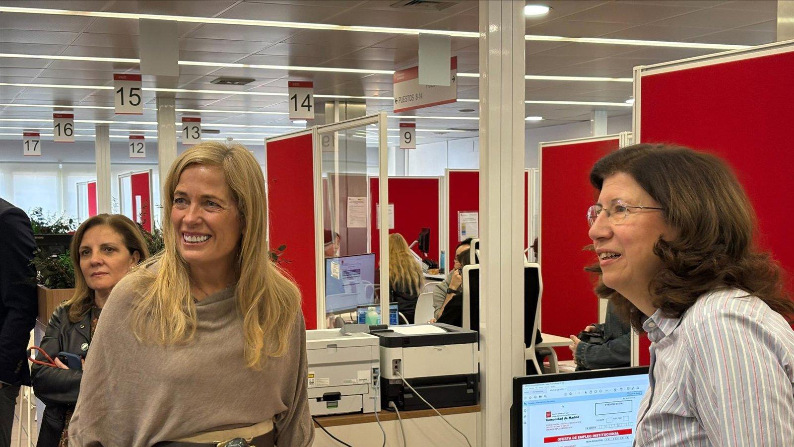 Más de 650.000 madrileños acudieron en 2025 a las Oficinas de Empleo del Gobierno regional