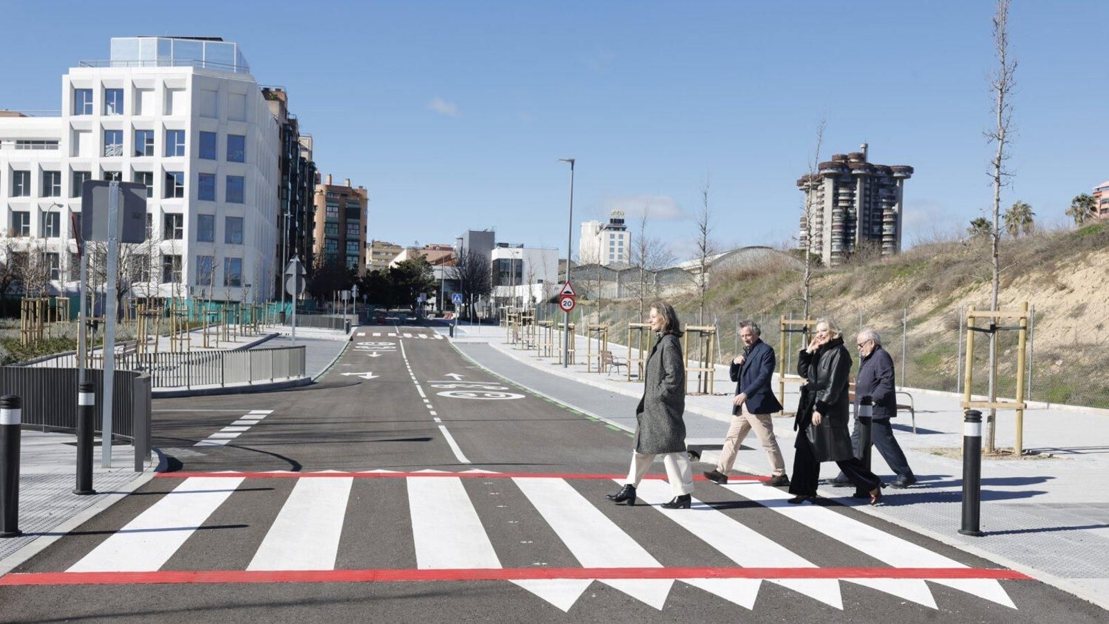 Las obras de urbanización de Club Santiago dejan para el distrito de Salamanca hasta 470 metros más de zonas verdes