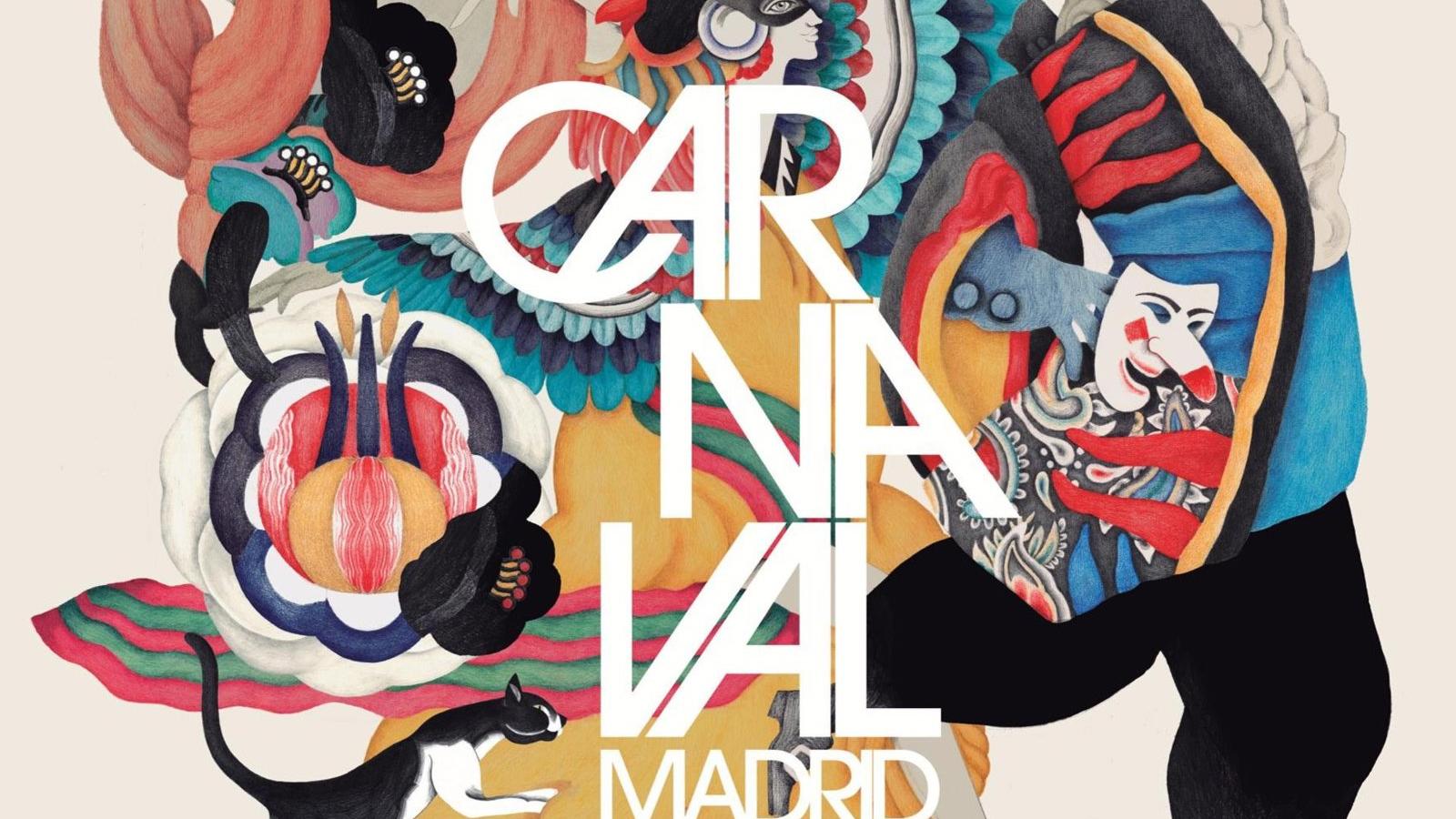 Madrid desvela el cartel del Carnaval 2026 con estética art déco