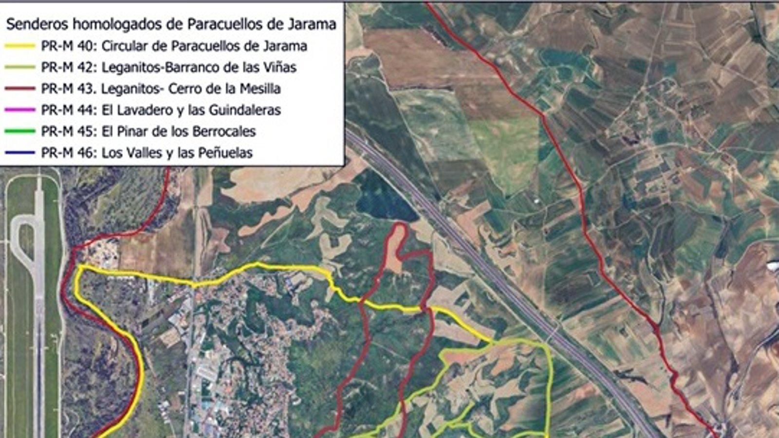 Paracuellos renueva la homologación oficial de sus seis rutas de senderismo